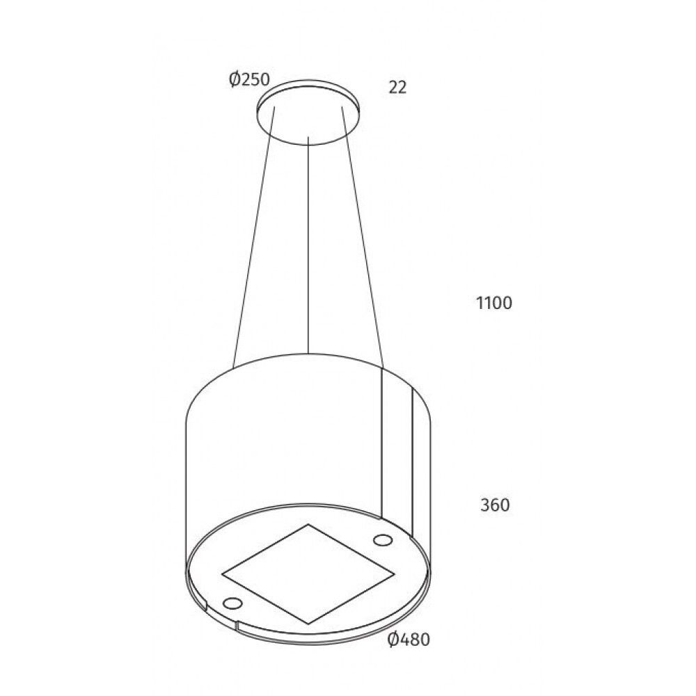 Airone afzuigkap  E001NABUCCO afbeelding 4