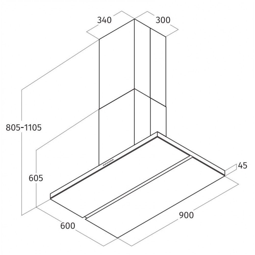 Airone afzuigkap  E002VERDI afbeelding 4