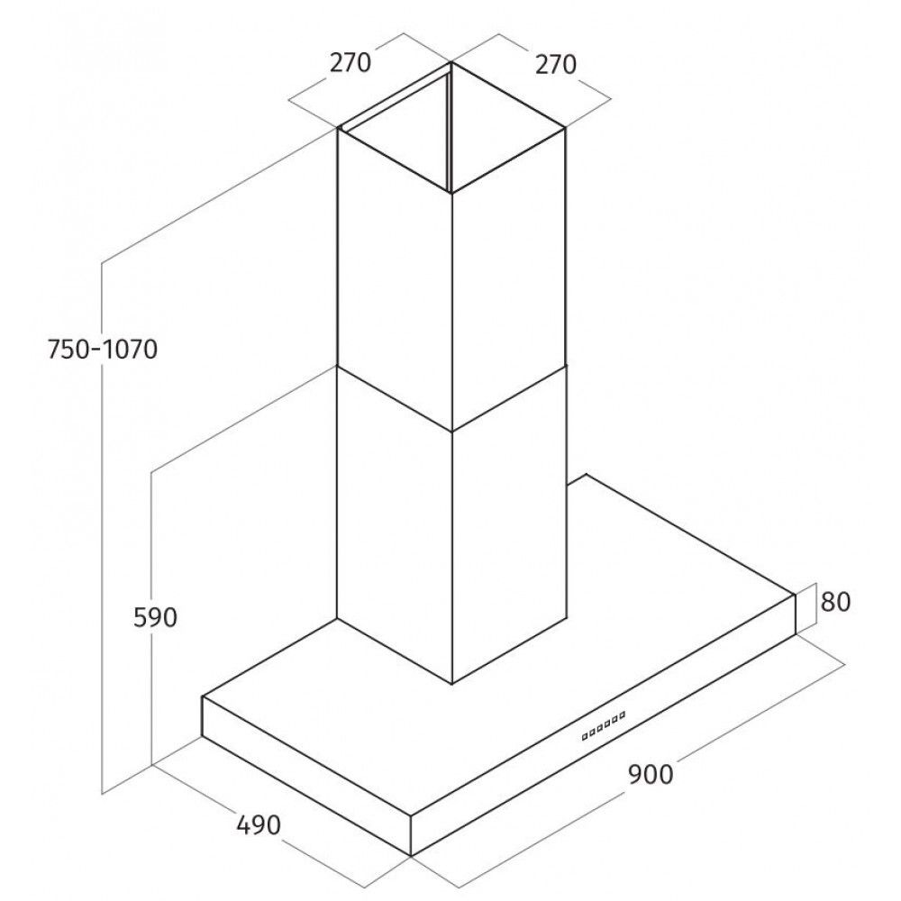 Airone afzuigkap  W001GIGLI afbeelding 4