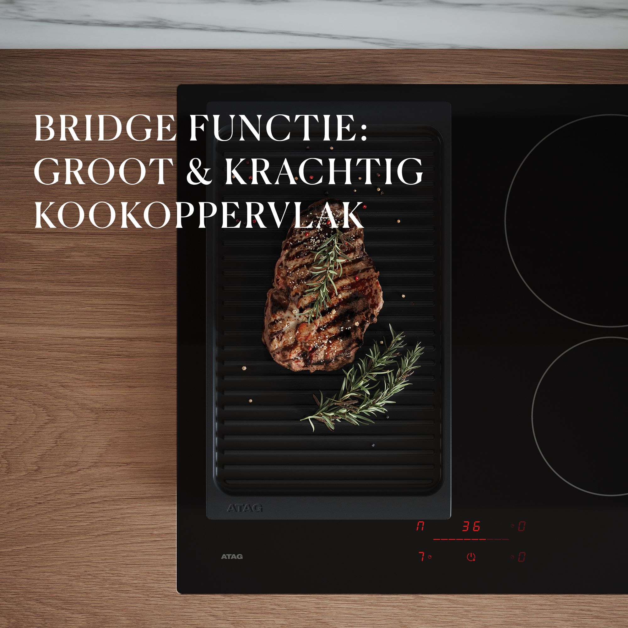 Atag kookplaat inbouw HI66471D afbeelding 4