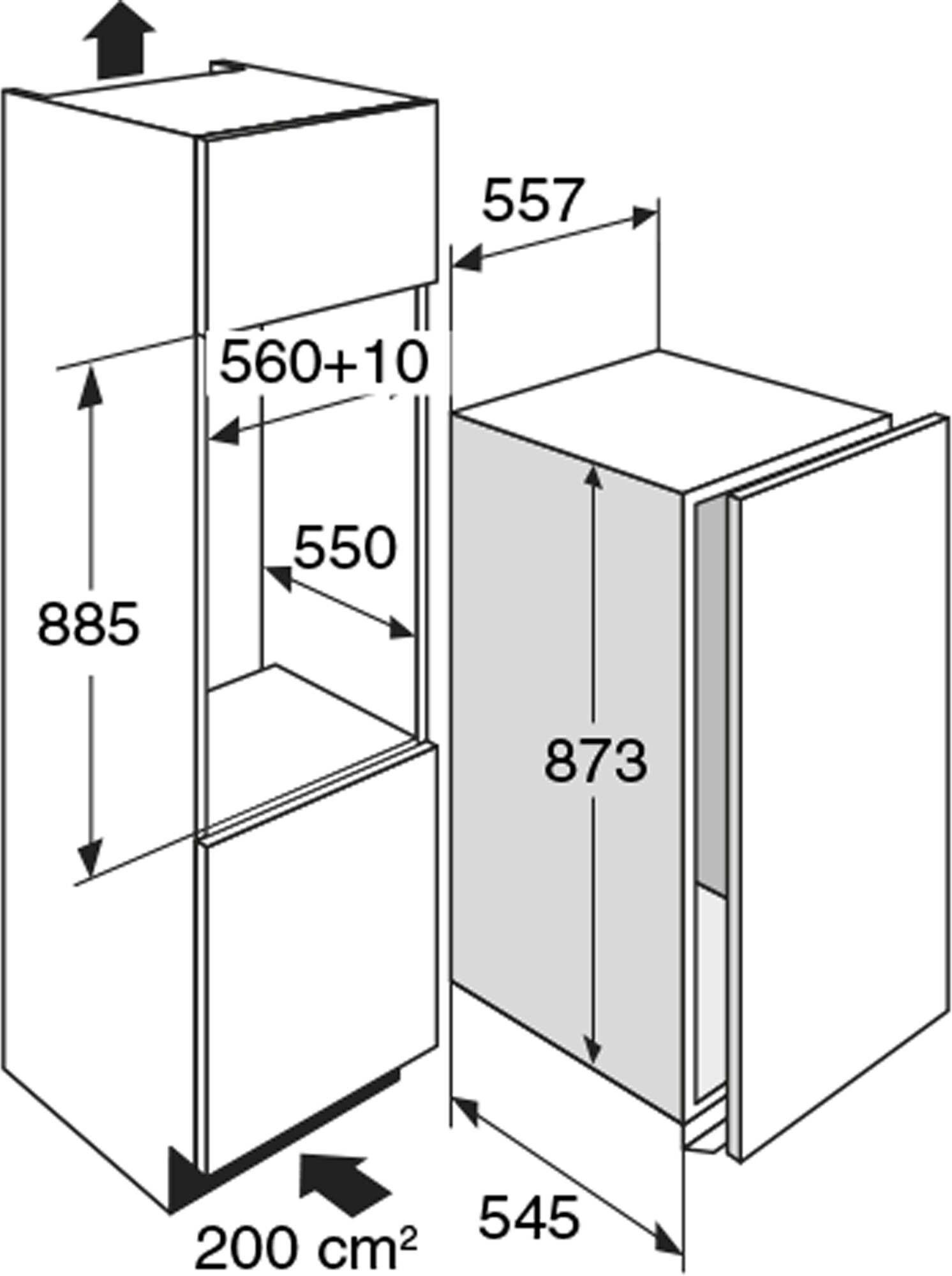ATAG koelkast inbouw KD63088A afbeelding 4