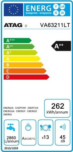 ATAG vaatwasser VA63211LT afbeelding 3