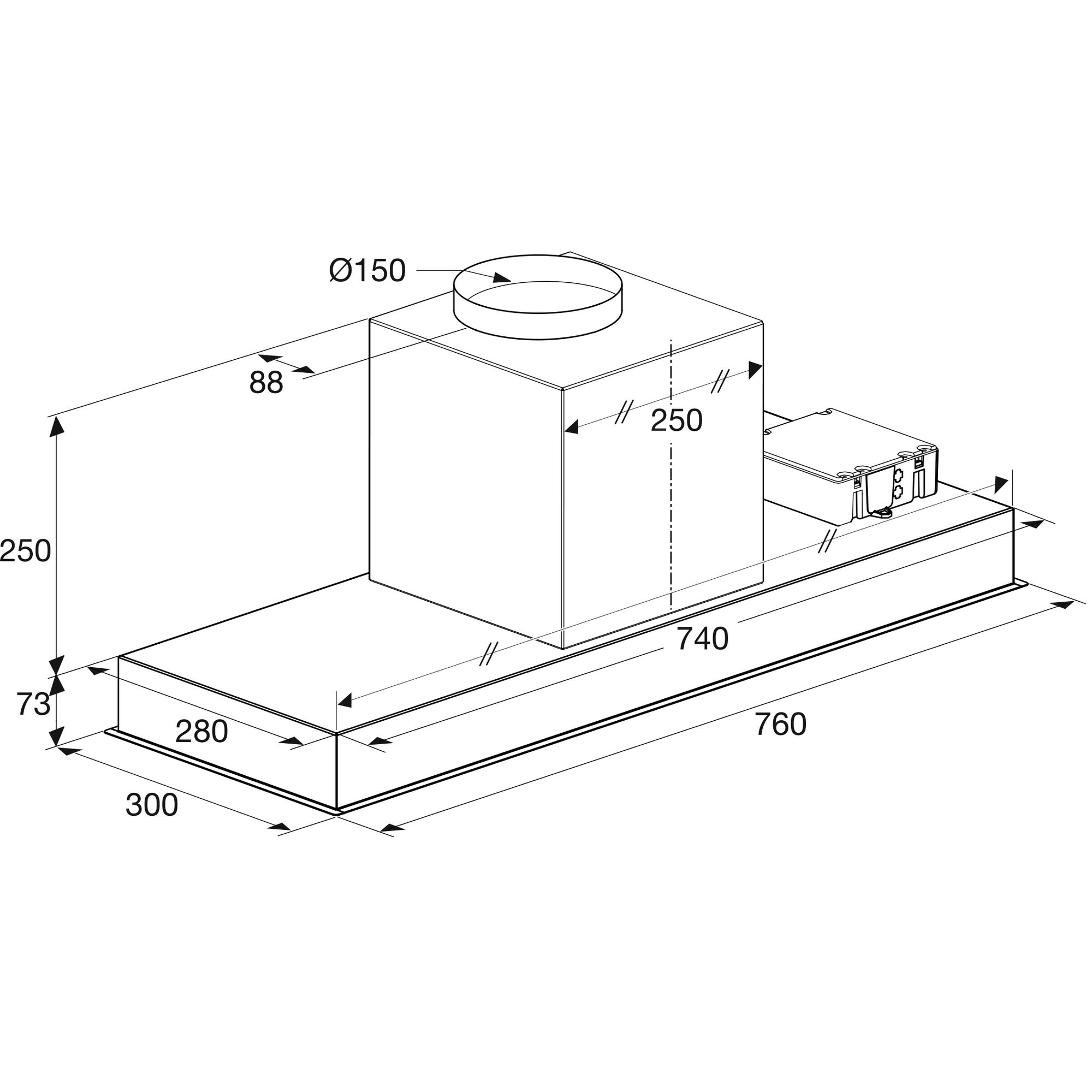 Atag afzuigkap  WU7095MX afbeelding 4