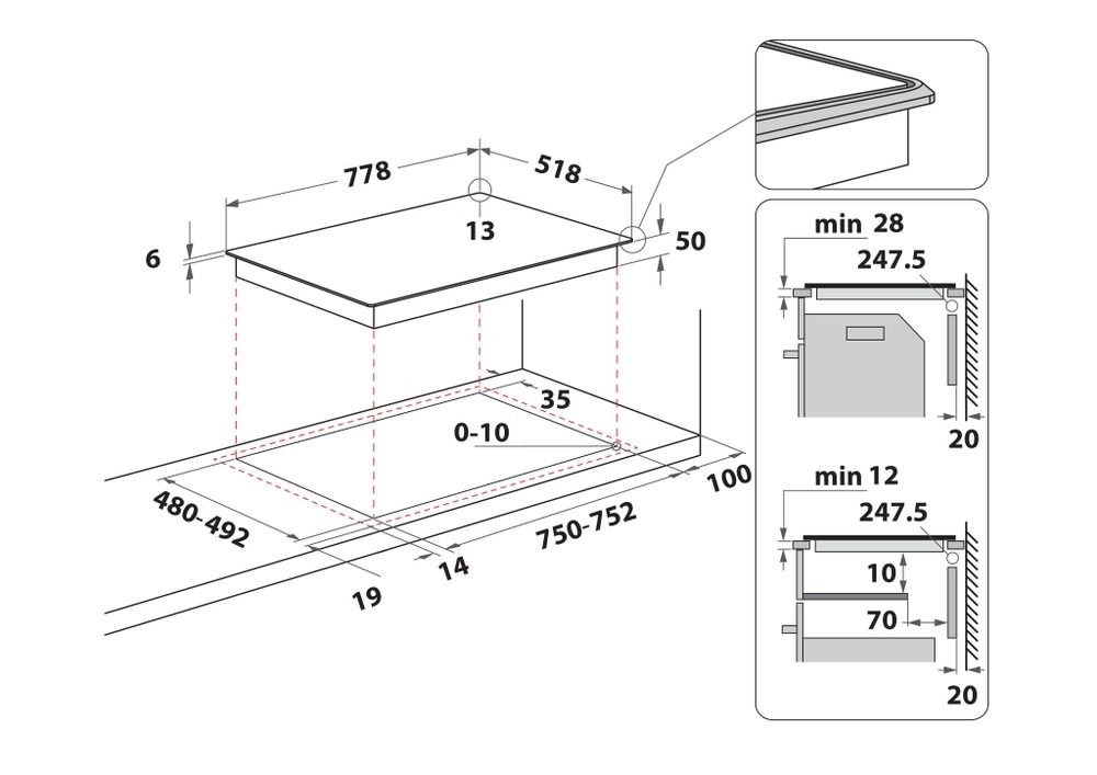 Bauknecht kookplaat inbouw BS2677CCPAL afbeelding 4