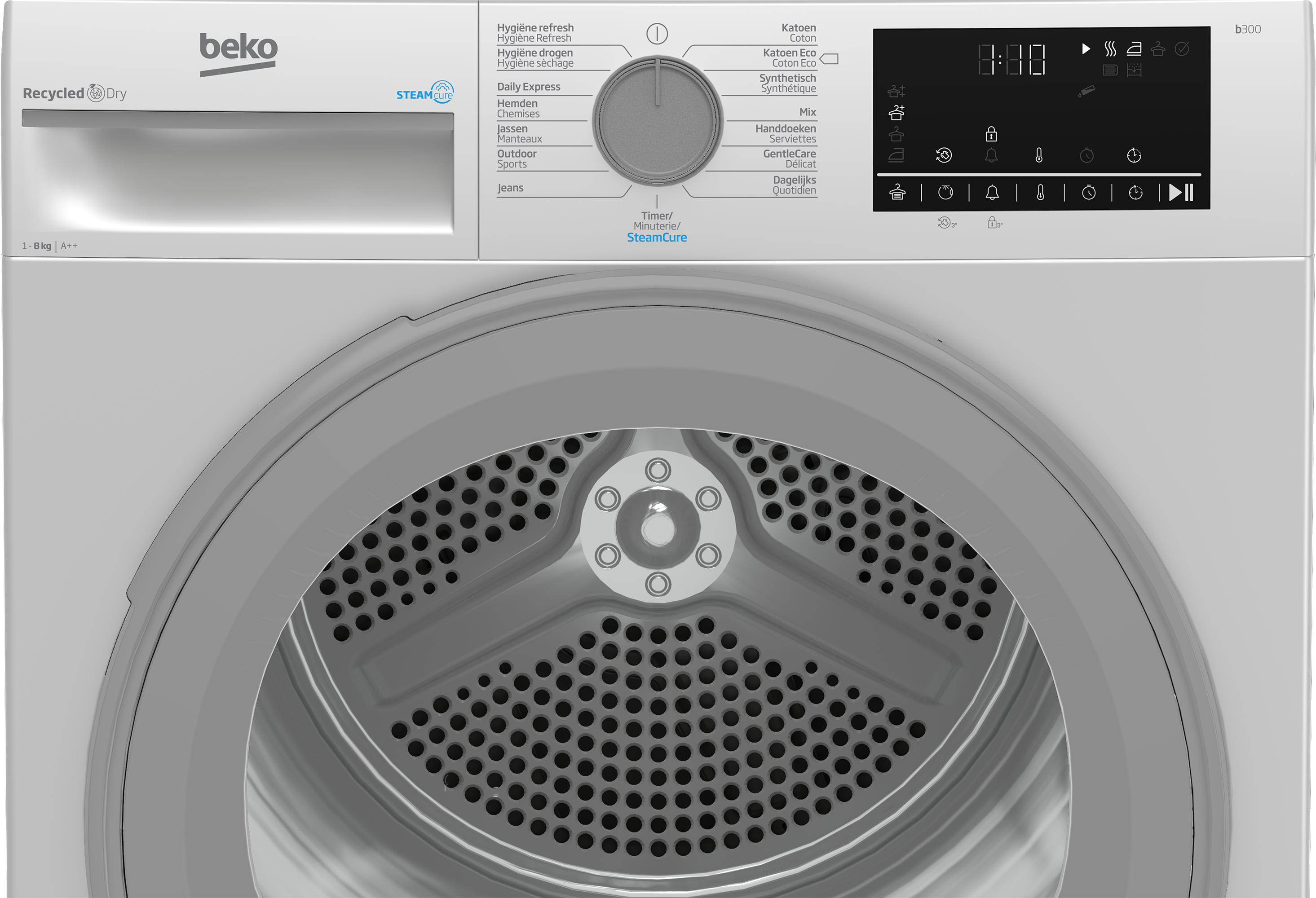 BEKO wasdroger B3T6823WS afbeelding 3