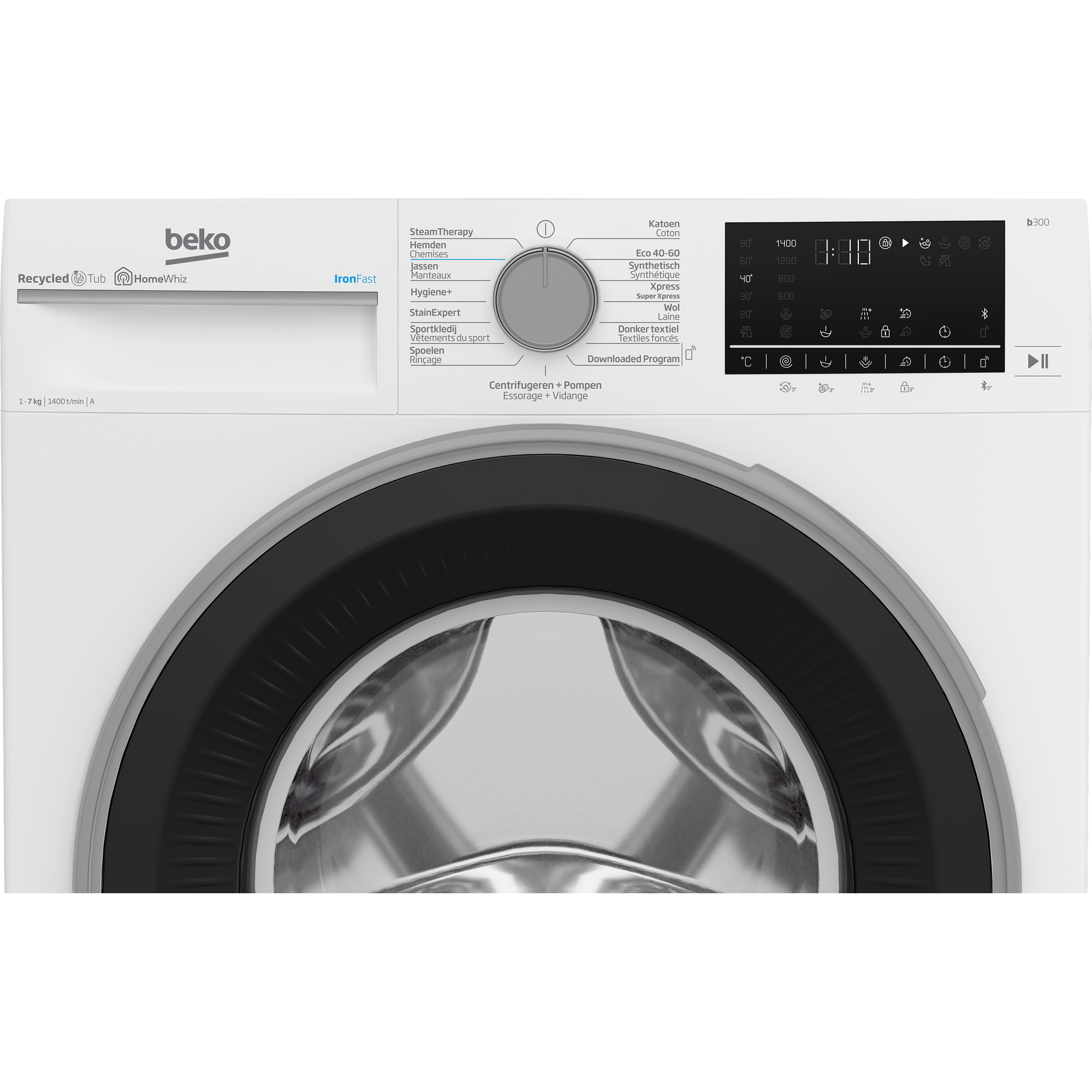 BEKO wasmachine  B3WFU57410W afbeelding 4