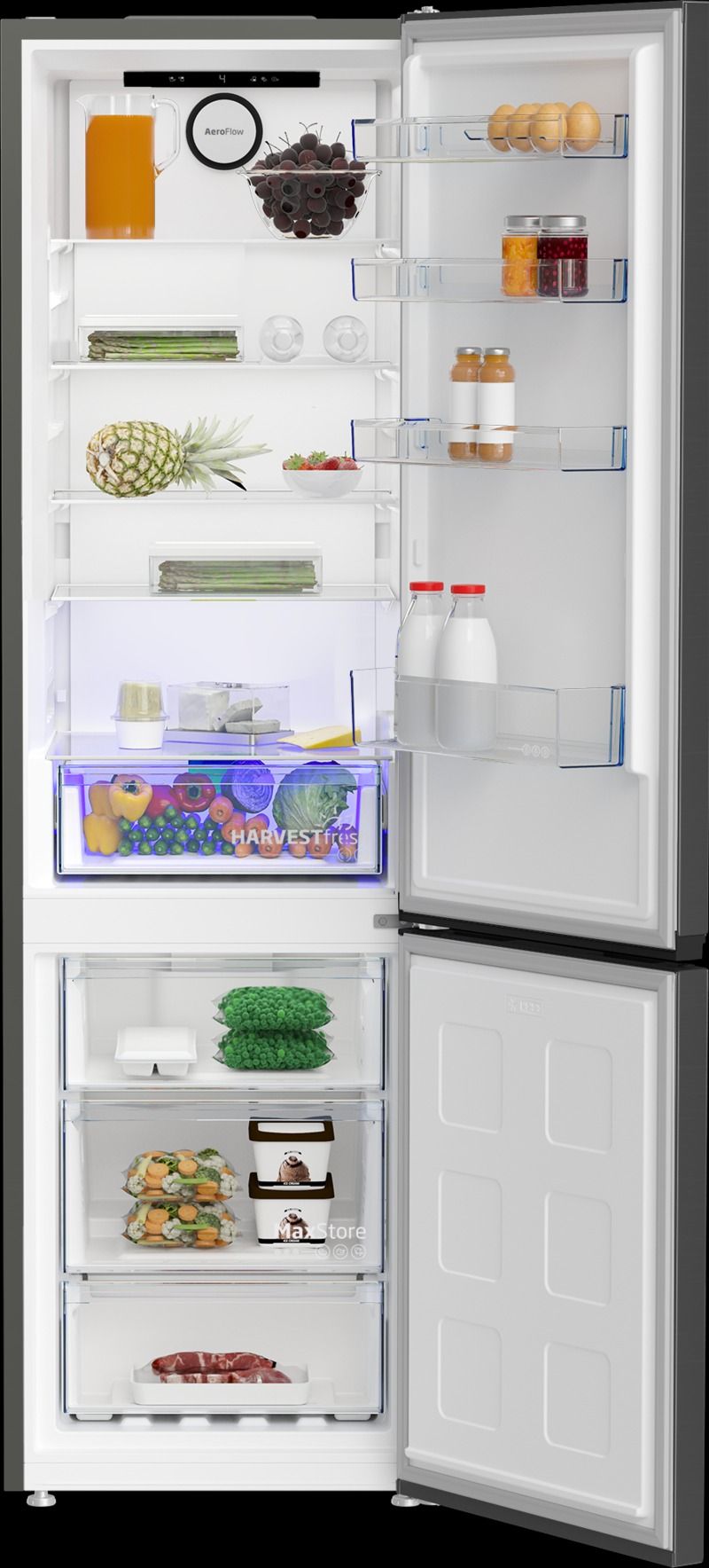 Beko B5RCNA406HG vrijstaand koelkast afbeelding 5