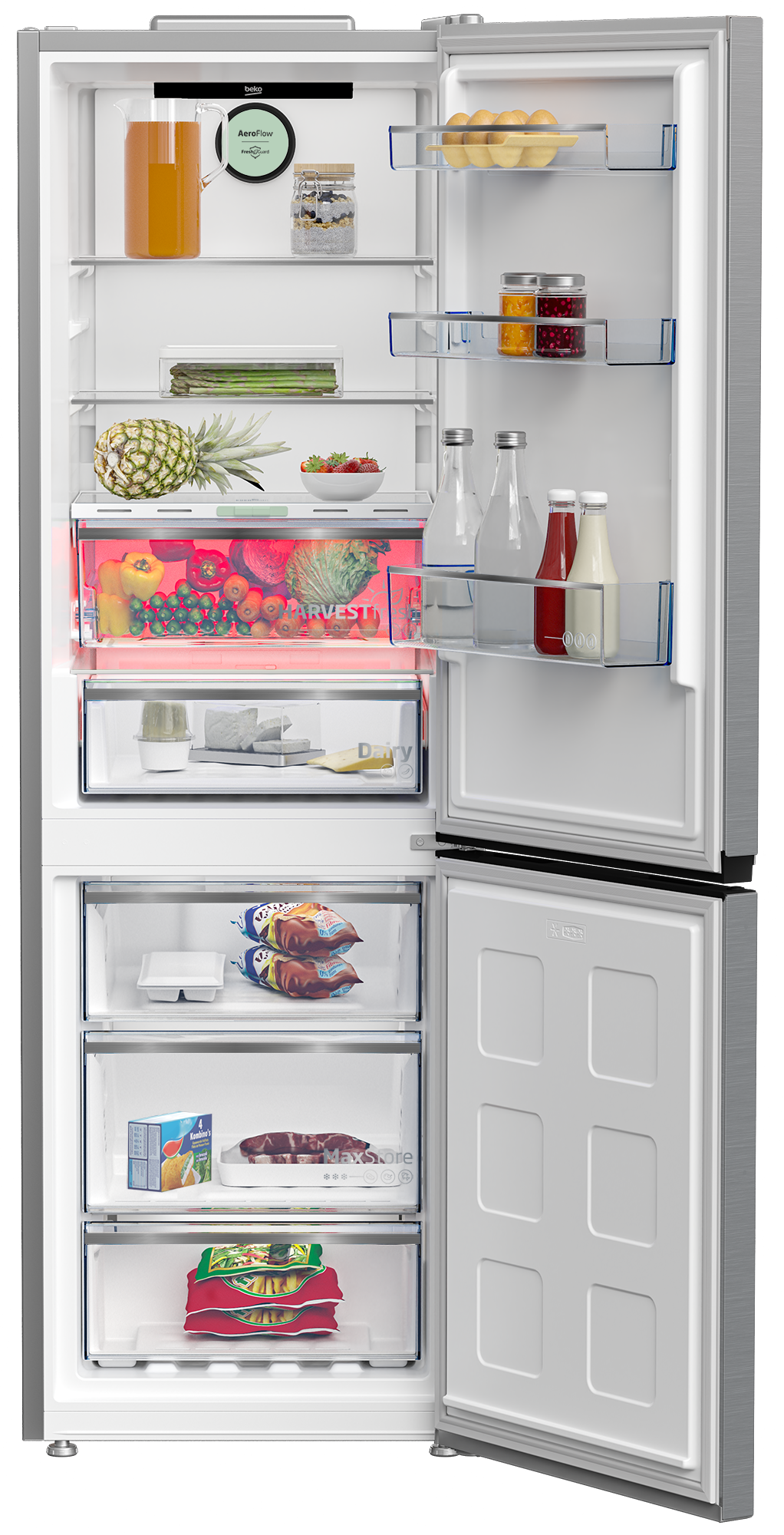 Beko B5RCNE365LXB vrijstaand koelkast afbeelding 5