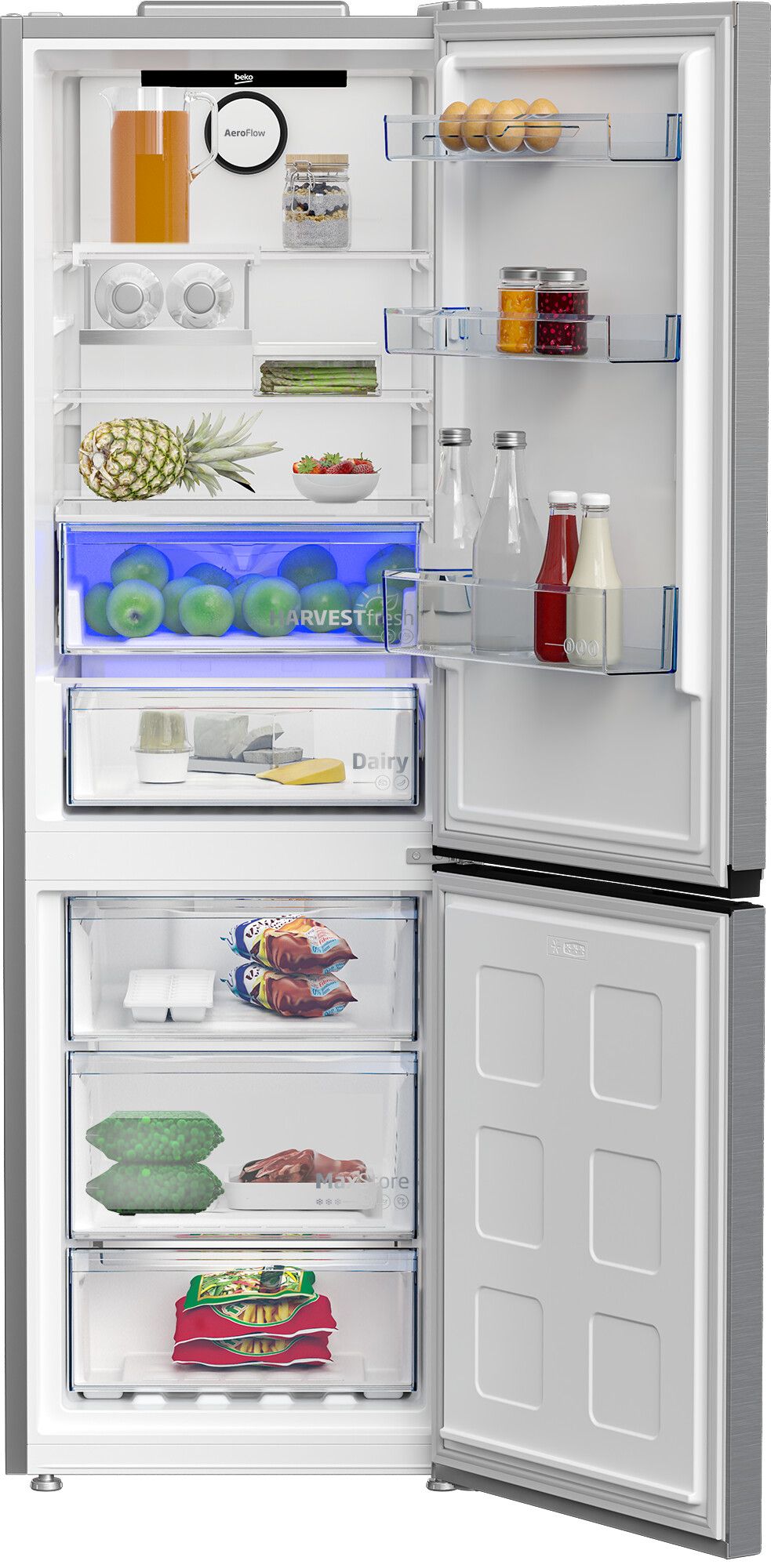 Beko B5RCNE366HXB vrijstaand koelkast afbeelding 5