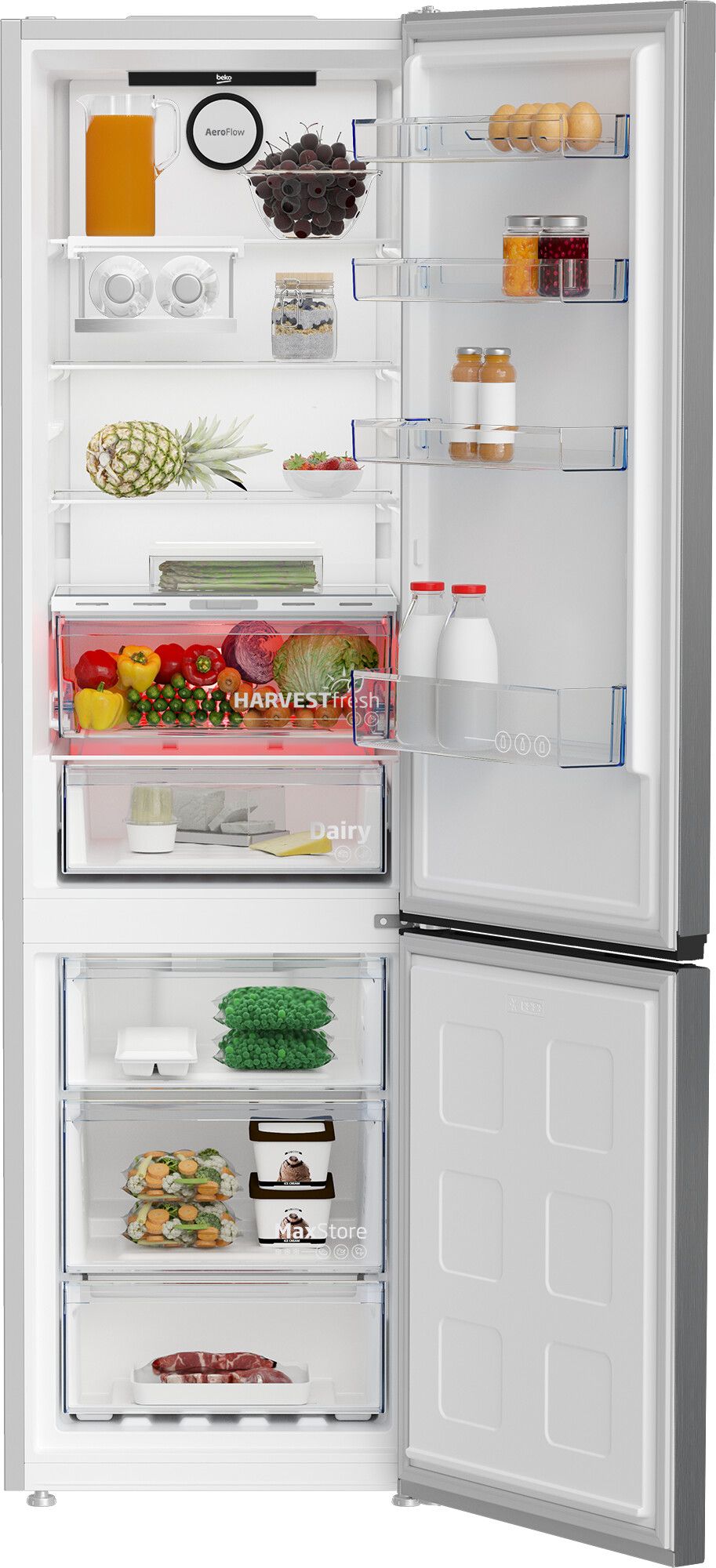 Beko koelkast vrijstaand B5RCNE406HXB afbeelding 4