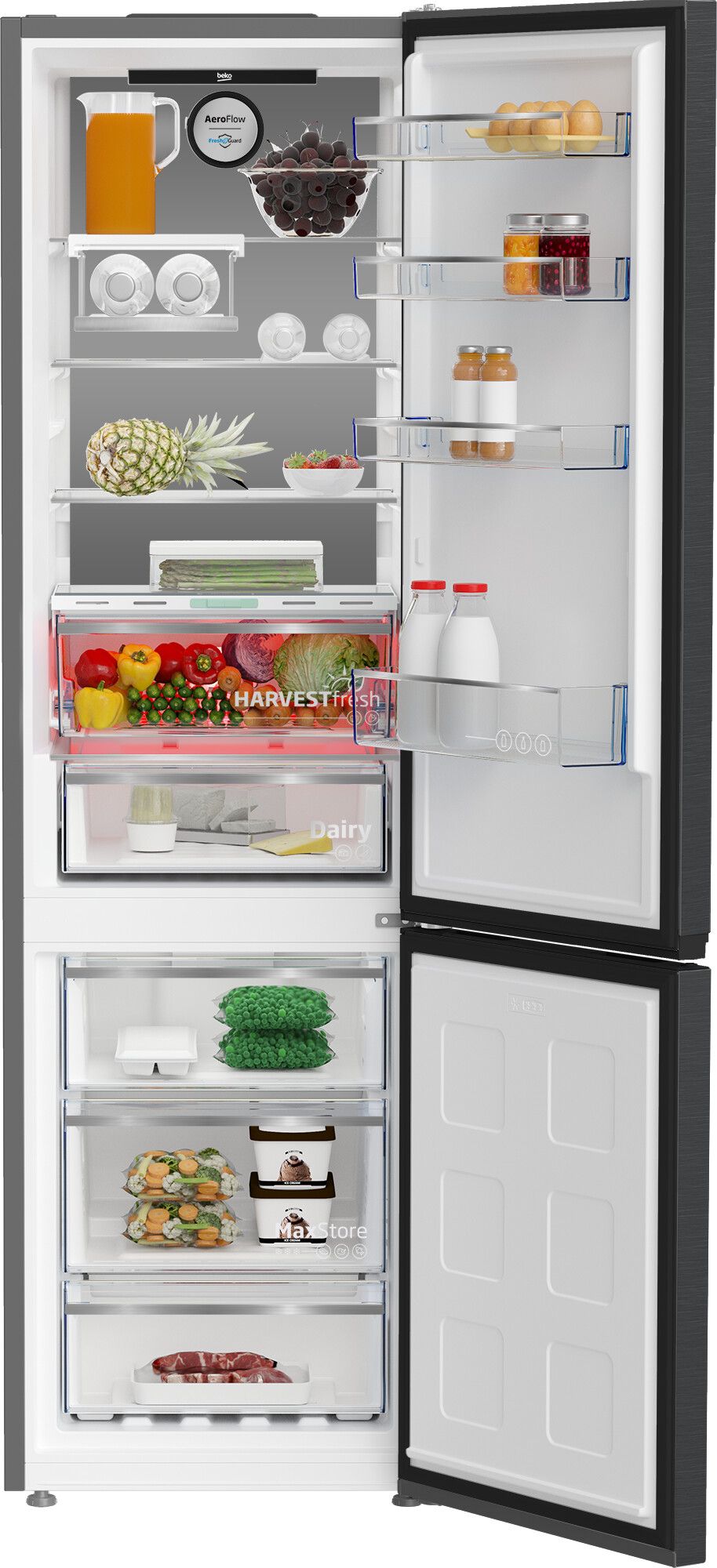 Beko koelkast vrijstaand B5RCNE406LXBRW afbeelding 4