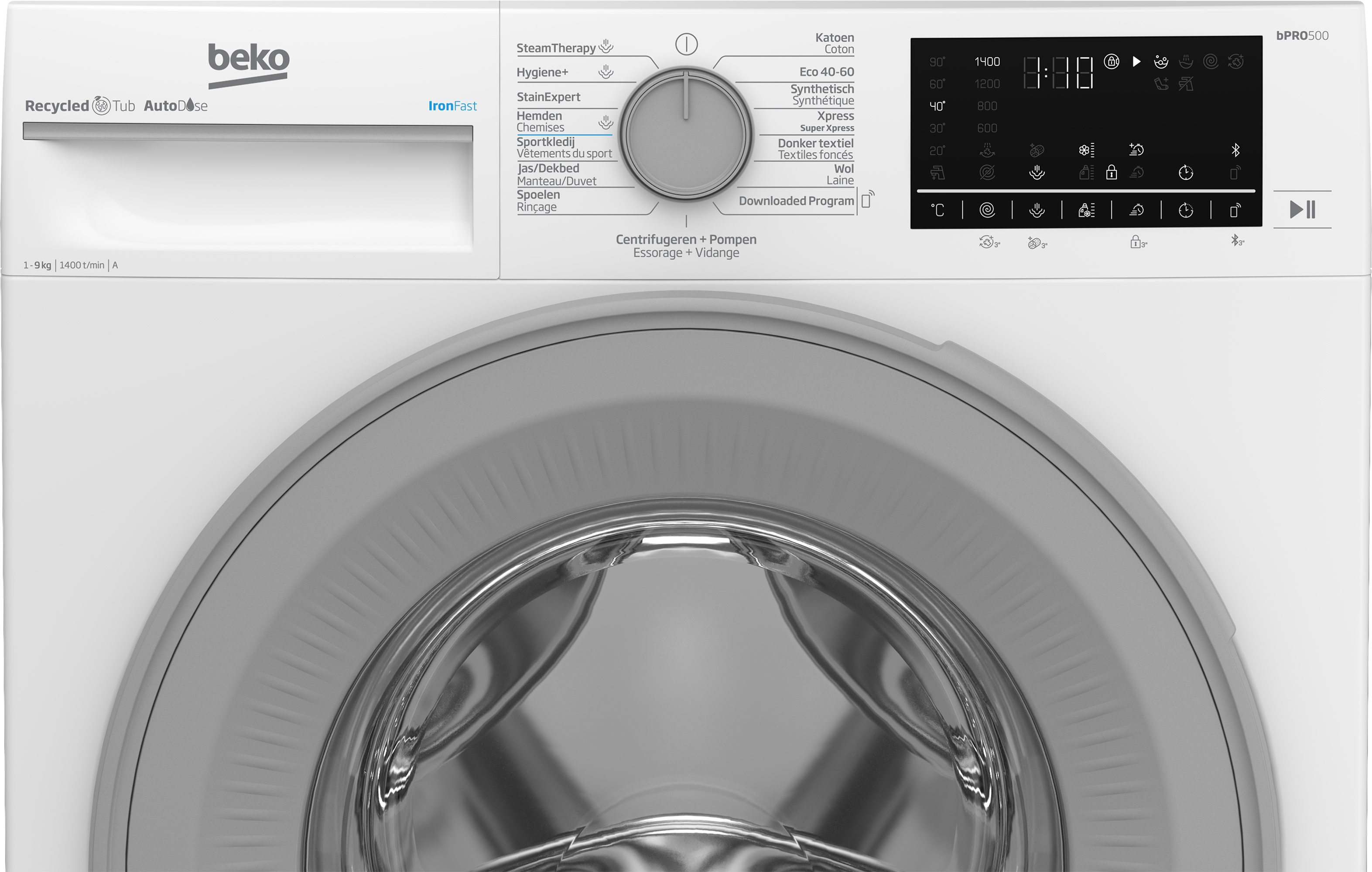 Beko wasmachine  B5WT594106WS afbeelding 4