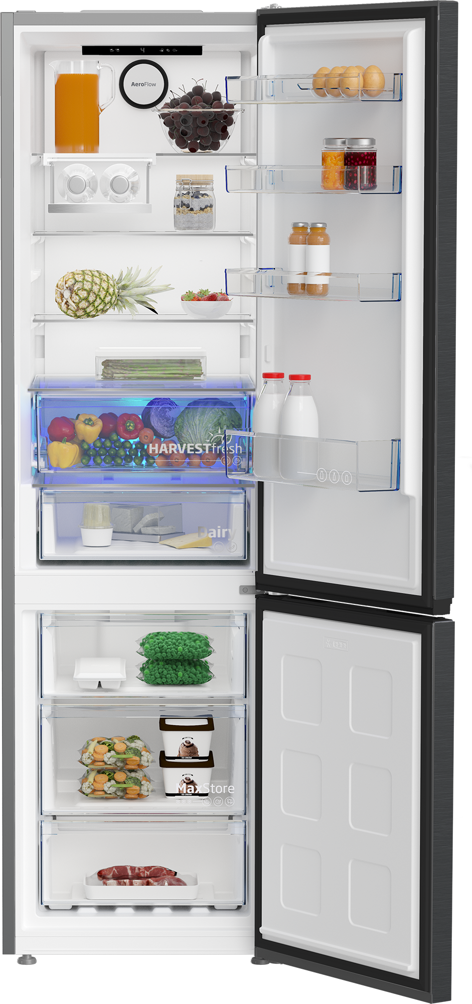 Beko B7RCNA407HXBR1 vrijstaand koelkast afbeelding 5