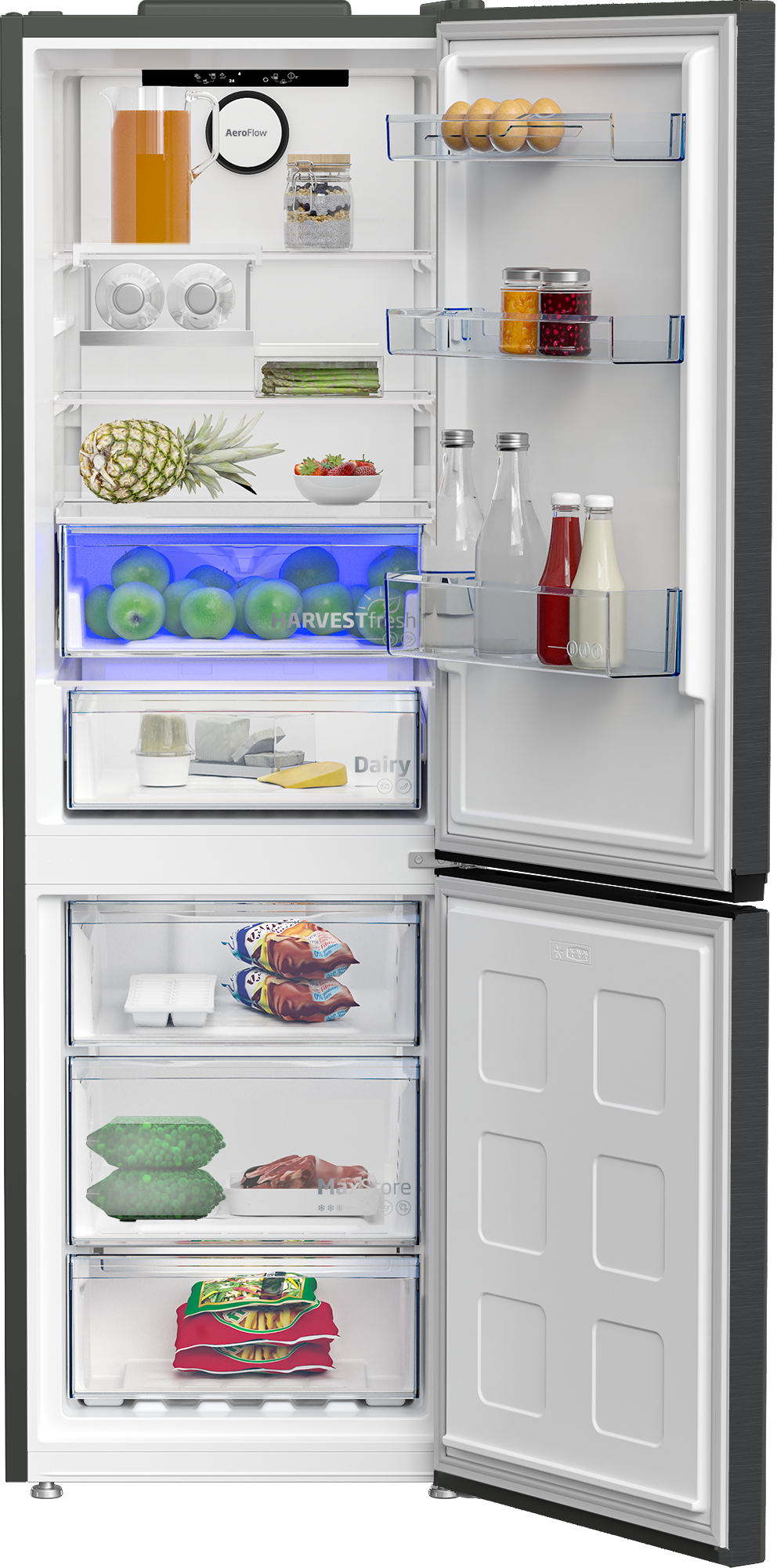 Beko B7RCNE367HG vrijstaand koelkast afbeelding 5