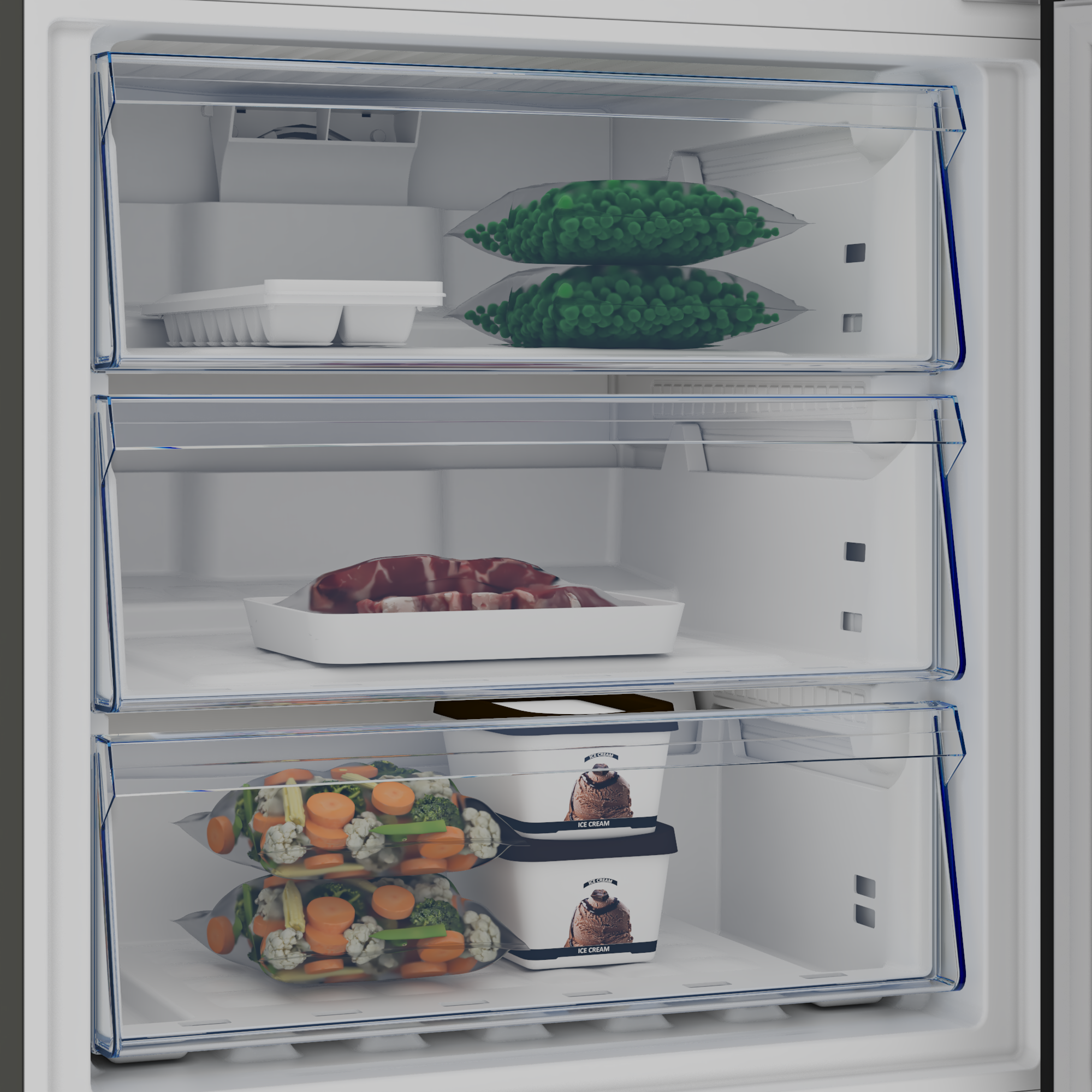 Beko B7RCNE566HXB1 vrijstaand koelkast afbeelding 5