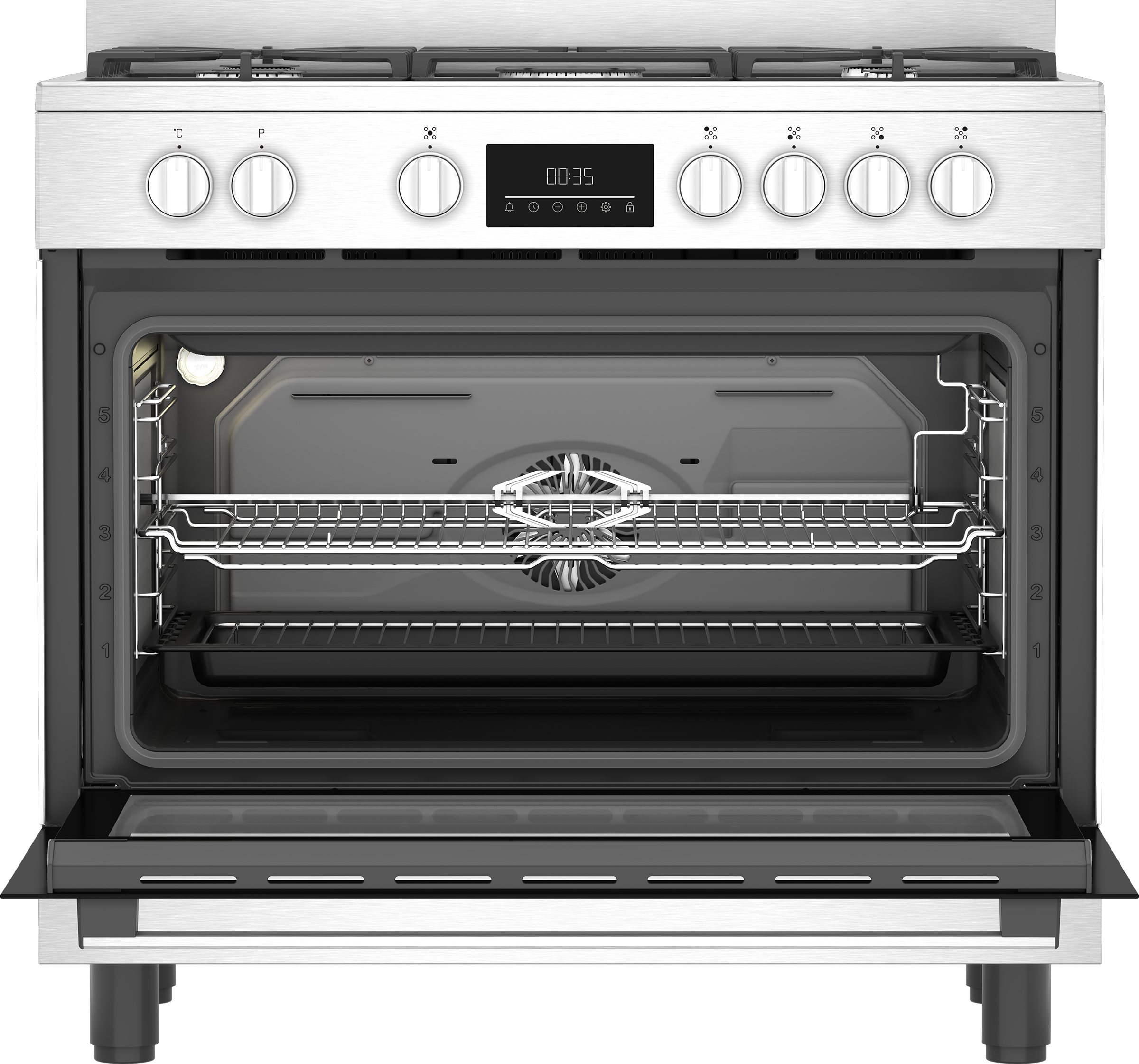 Beko BGM11227EXN  fornuis afbeelding 5