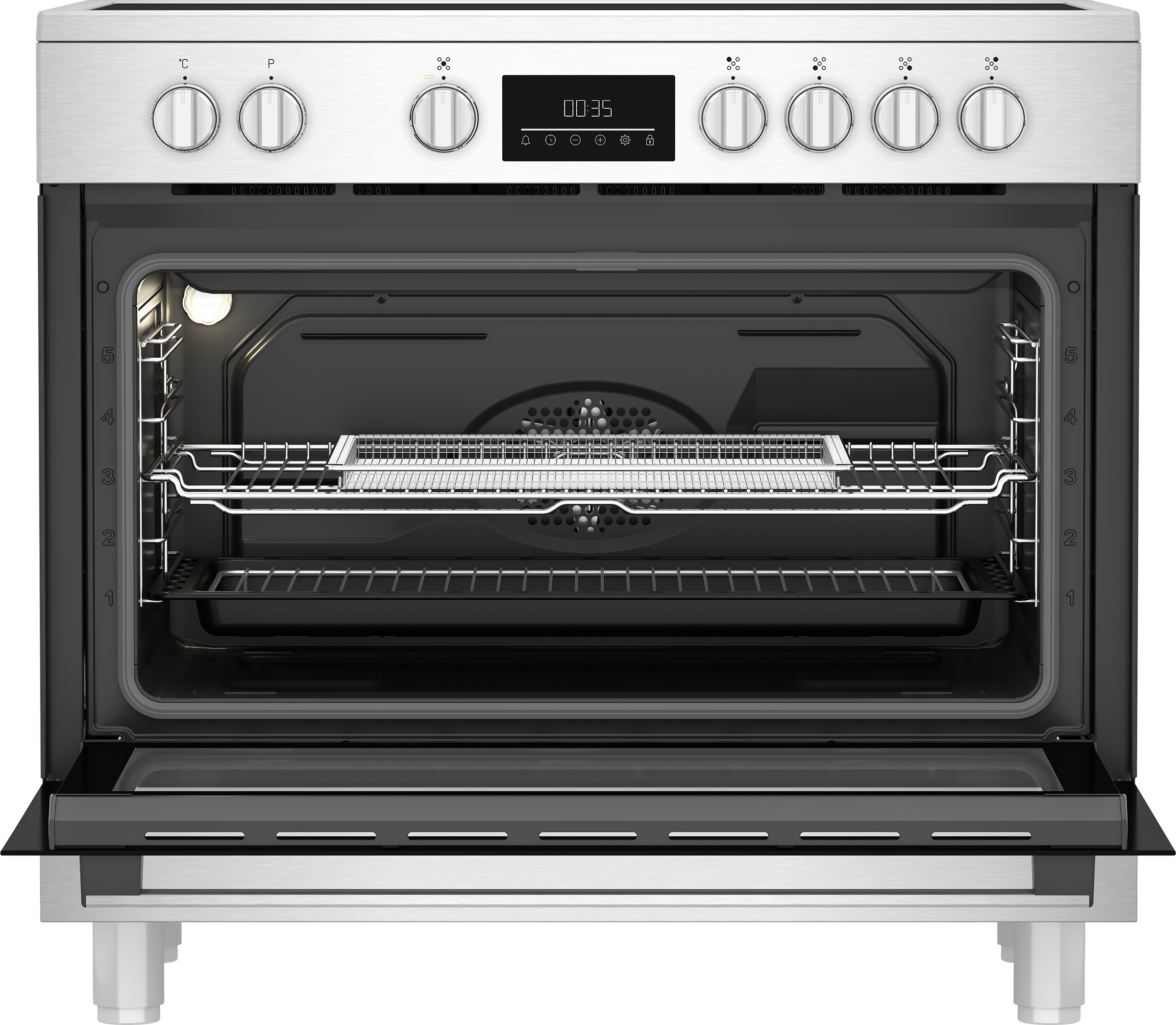 Beko BGM30203EX  fornuis afbeelding 5