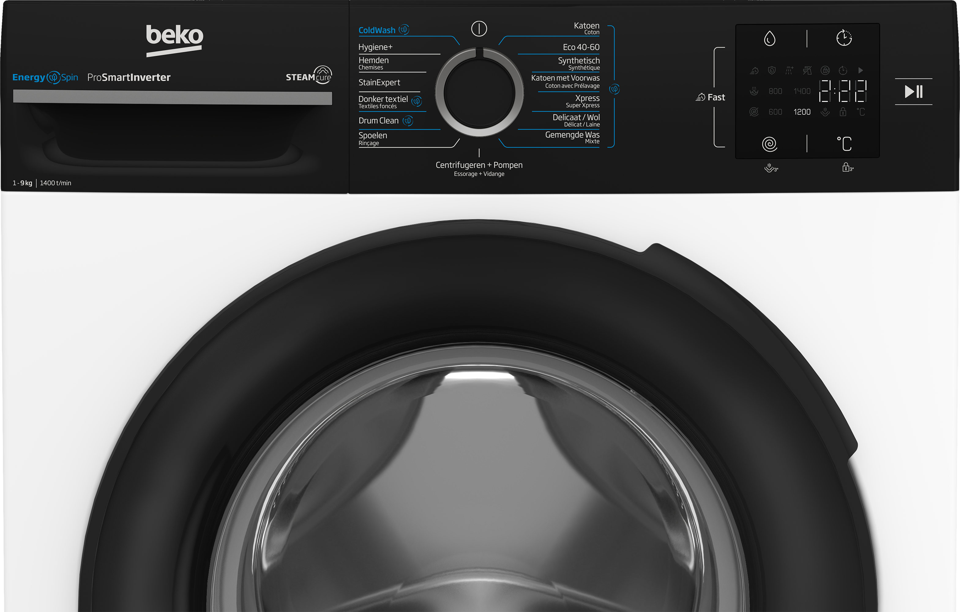 Beko wasmachine  BM3WFT3941B afbeelding 4