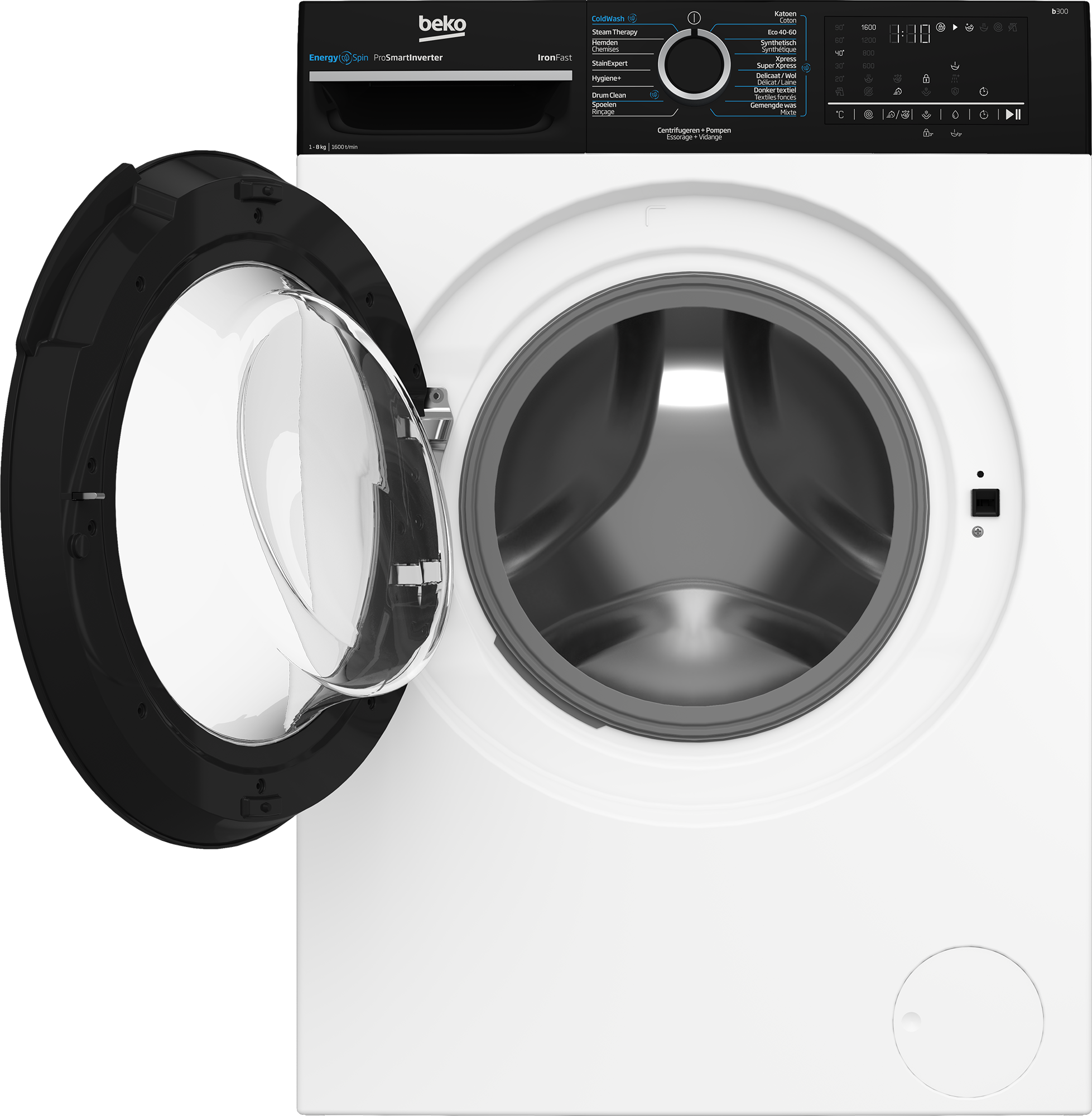 Beko BM3WFU4861B  wasmachine afbeelding 5