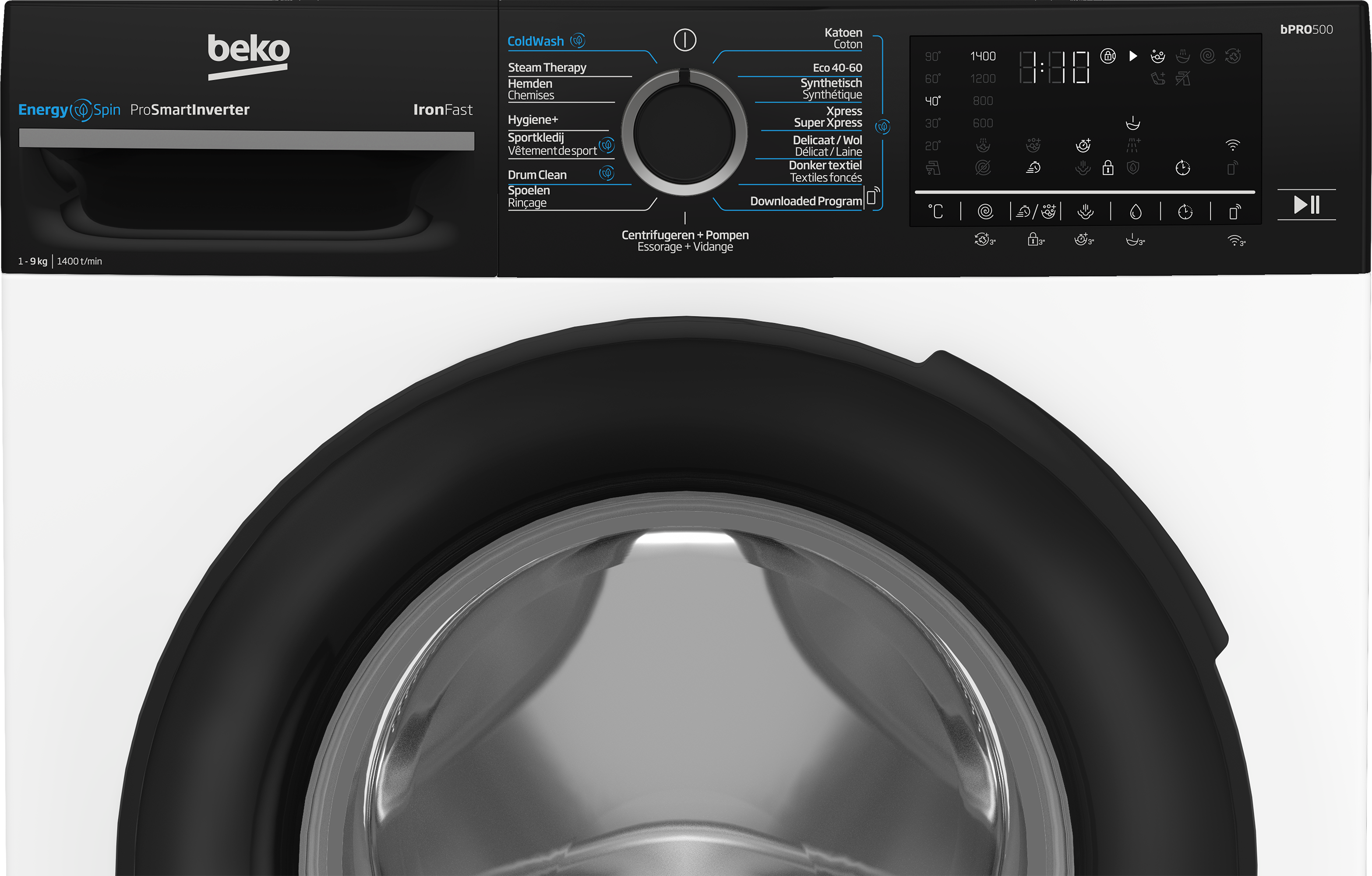 Beko wasmachine BM5WFU6941B afbeelding 3