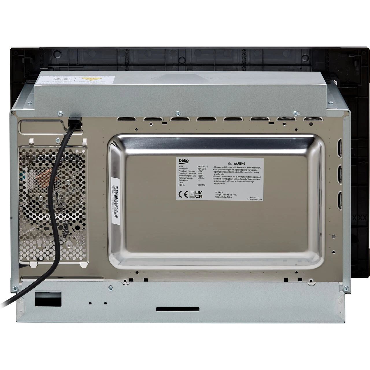 BEKO magnetron inbouw BMGB25333X afbeelding 4