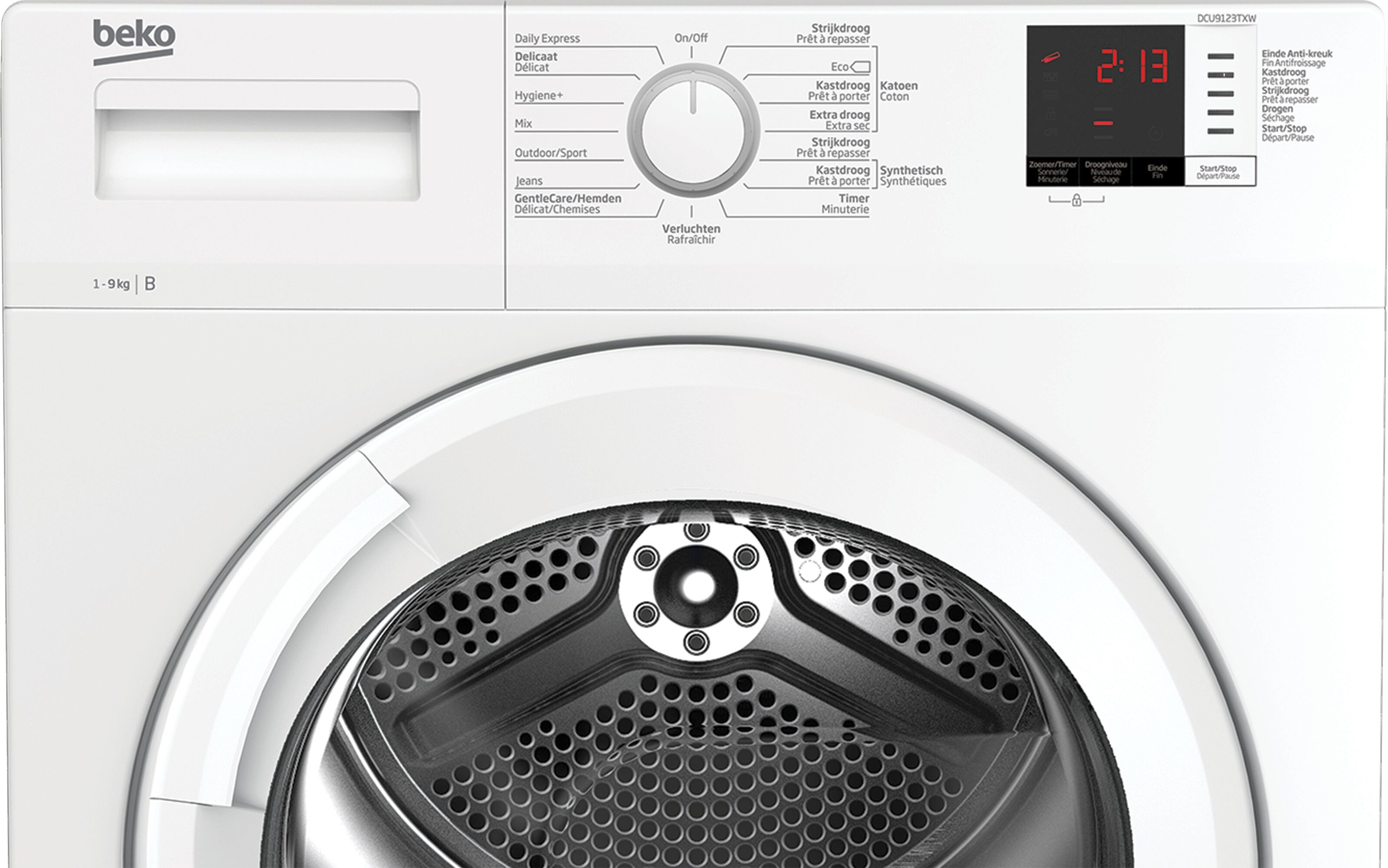 BEKO wasdroger DCU9123TXW afbeelding 3