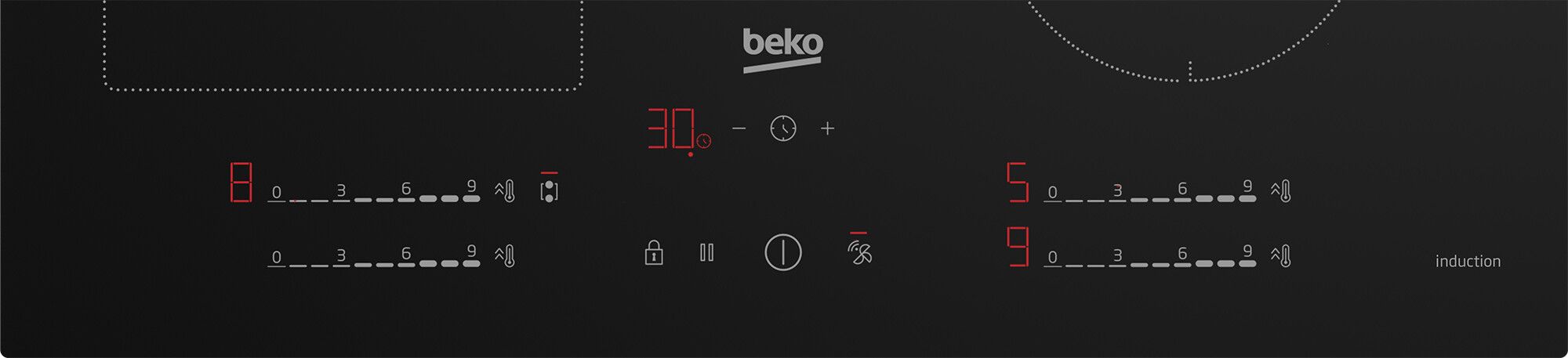 BEKO kookplaat inbouw HII64730UFT afbeelding 4