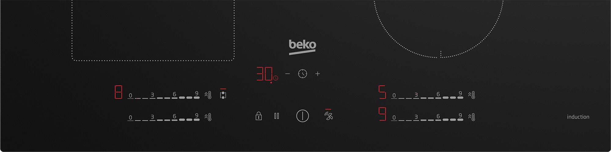 Beko kookplaat inbouw HII74700UF afbeelding 4