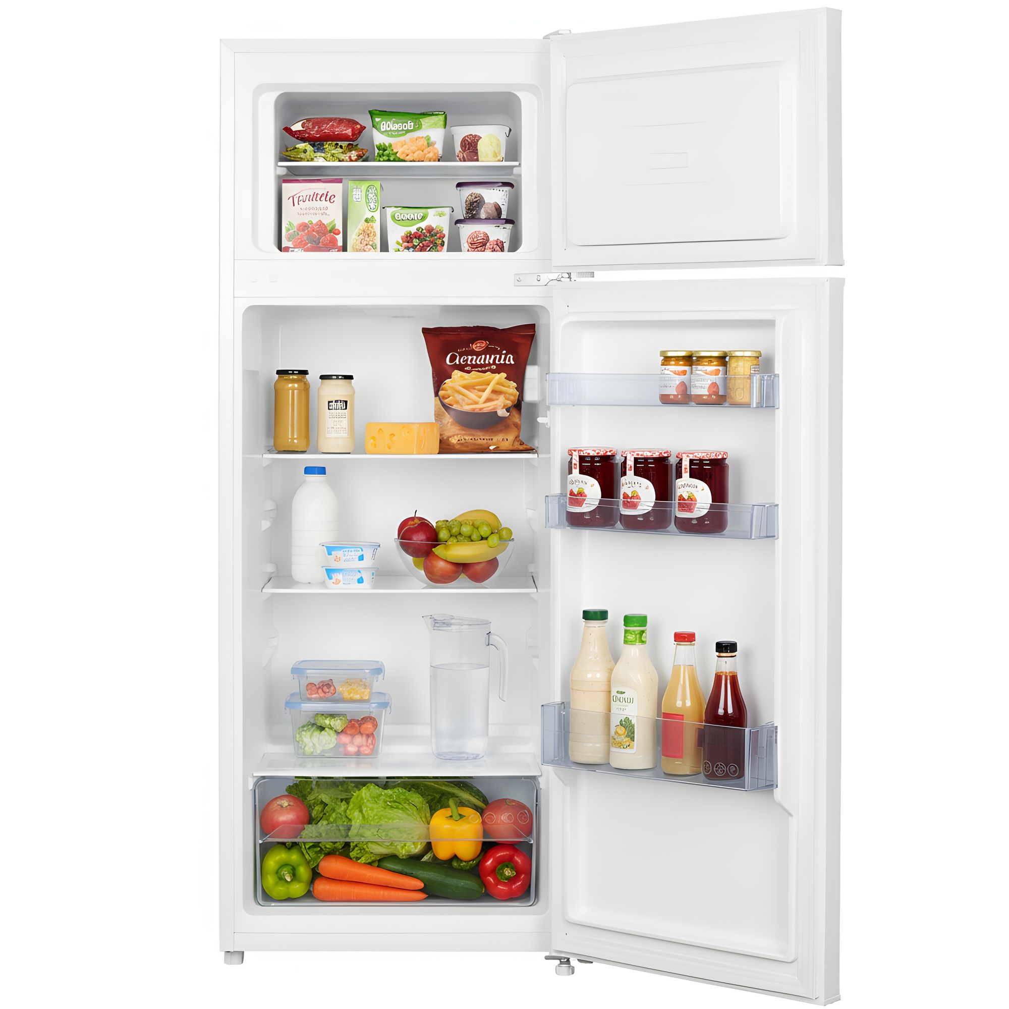 Beko RDSO206K41WN vrijstaand koelkast afbeelding 5