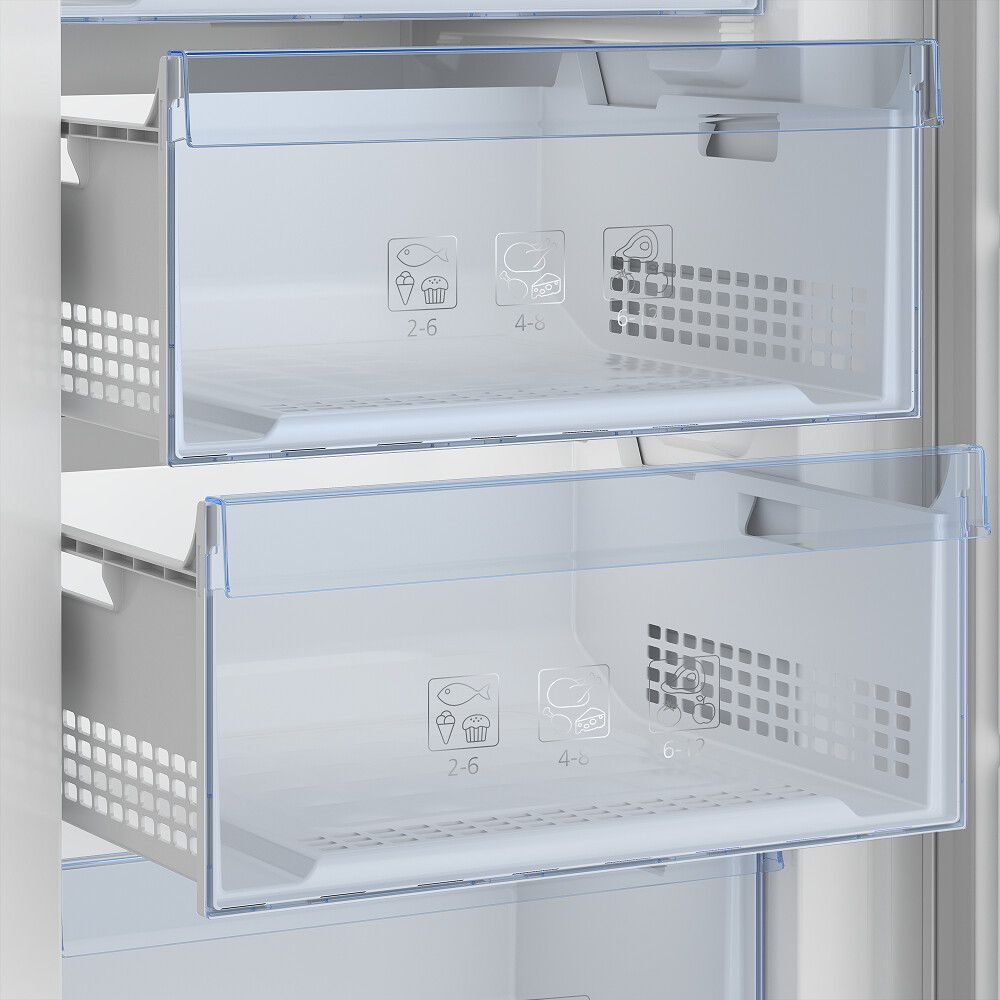 Beko RFNE448E35W vrijstaand vriezer afbeelding 5