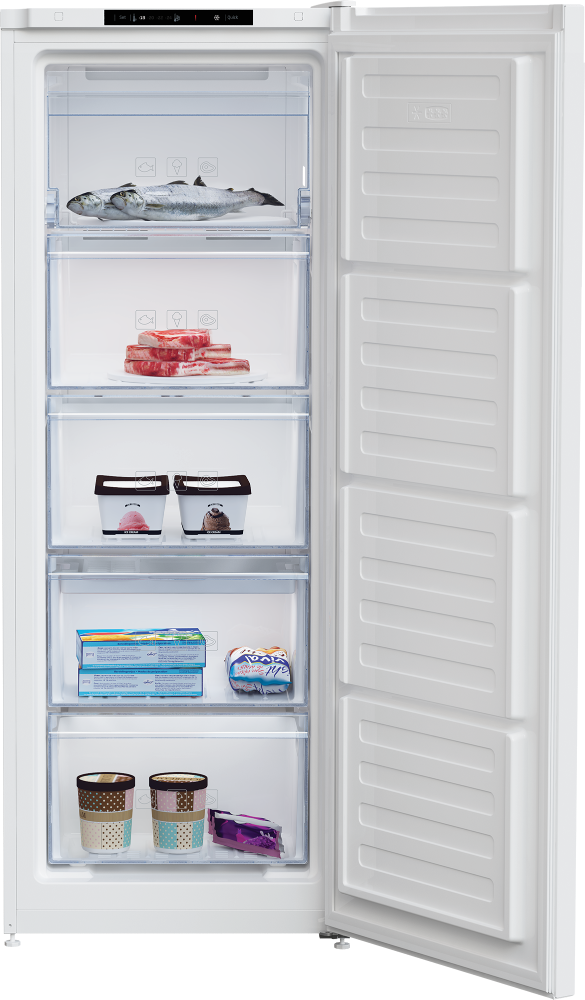 Beko vriezer RFNM200E30WN afbeelding 3