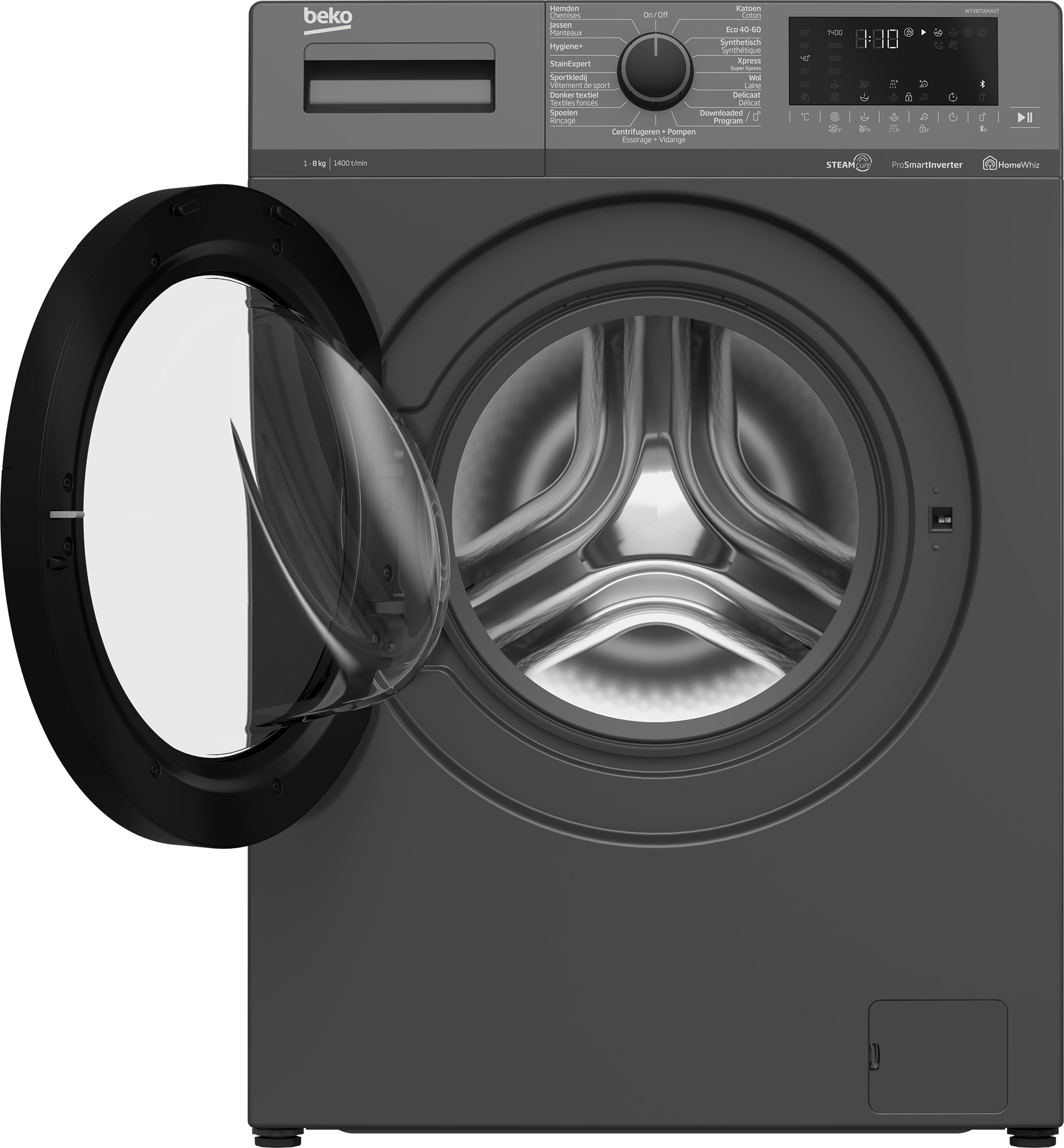 Beko wasmachine WTV8716XAST afbeelding 3