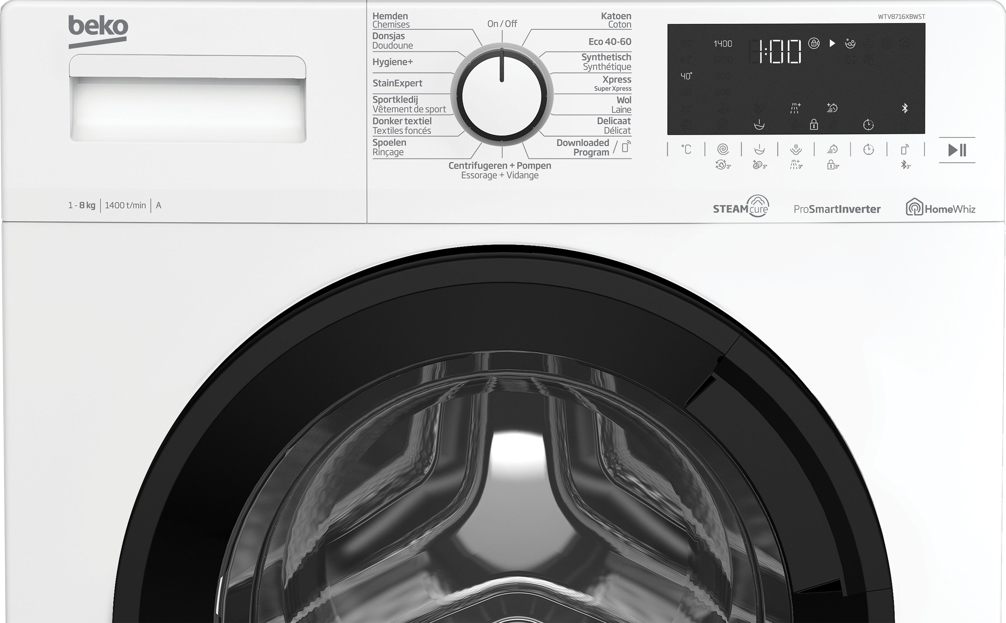 Beko wasmachine WTV8716XBWST afbeelding 3