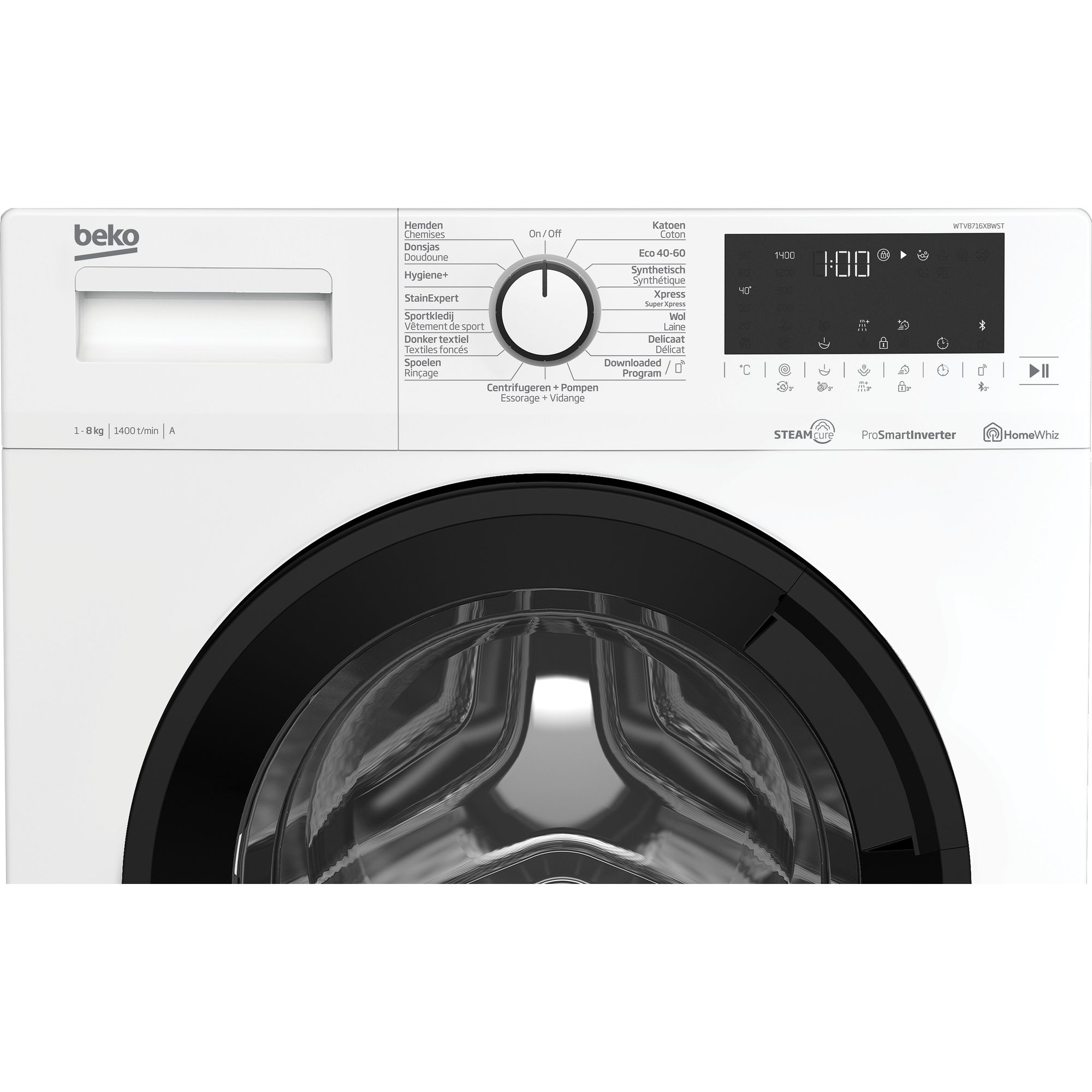 Beko wasmachine WTV8716XBWSTD1 afbeelding 3
