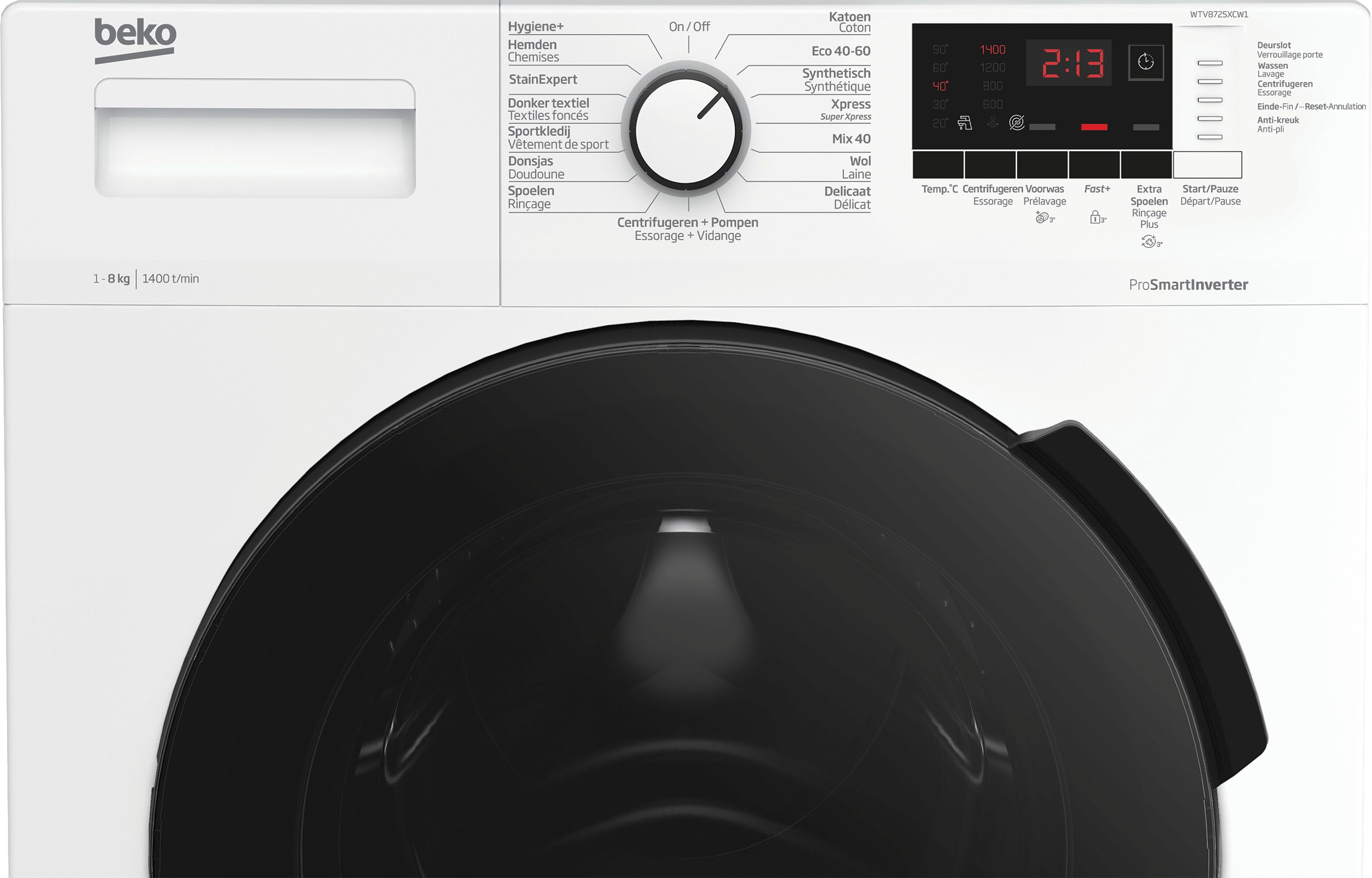 WTV8725XCW1 Beko afbeelding 2