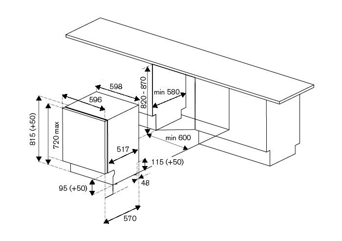 DW6083PRT Bertazzoni afbeelding 2