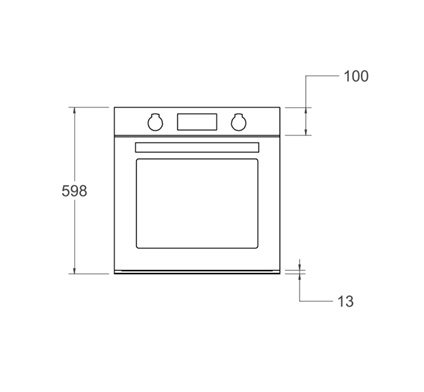 Bertazzoni oven inbouw FMOD6115VLB2 afbeelding 4