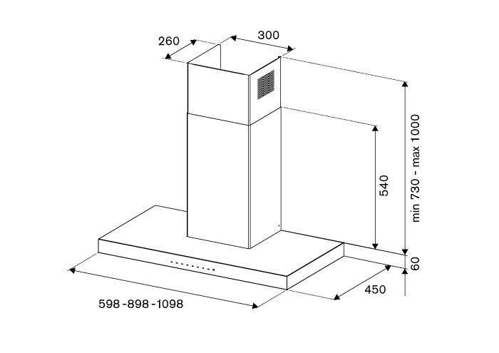 KT100P1XV Bertazzoni afbeelding 2