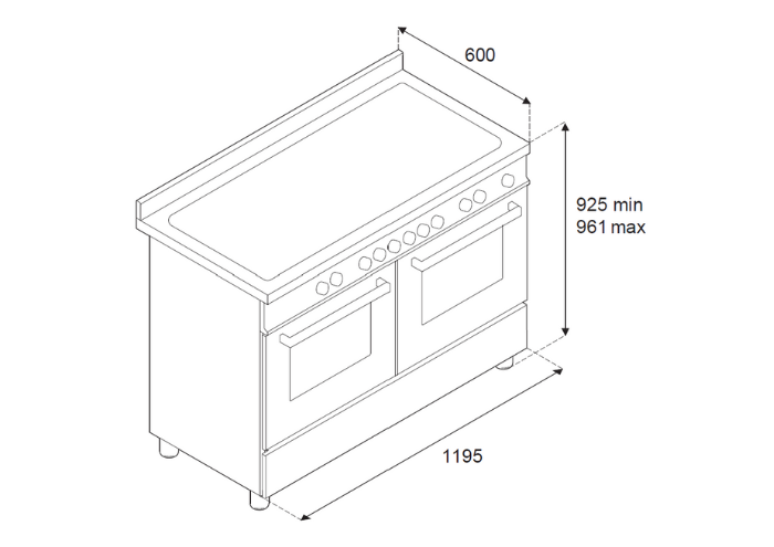 MAS125I2EXT2 Bertazzoni afbeelding 2