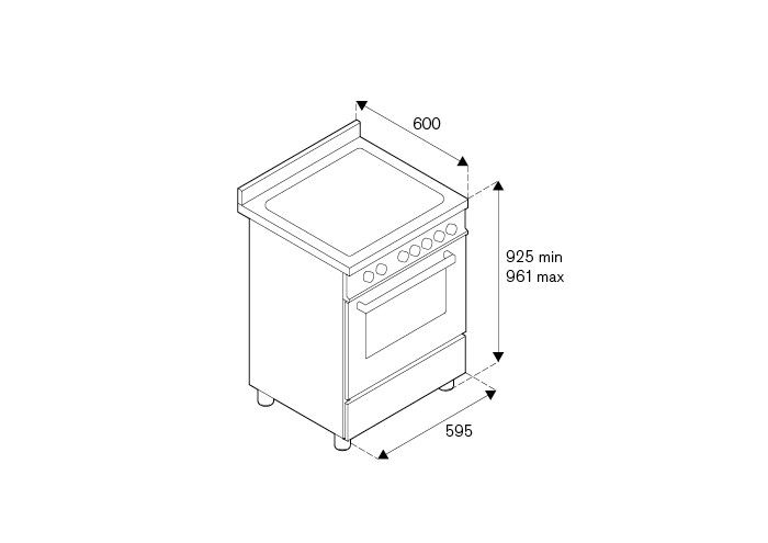 Bertazzoni MAS64L1EXT  fornuis afbeelding 5