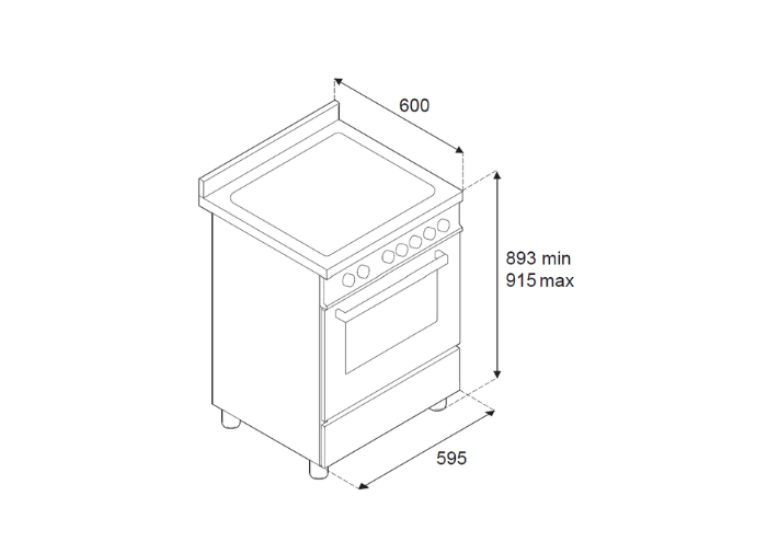 Bertazzoni MAS64L1EXT2  fornuis afbeelding 5