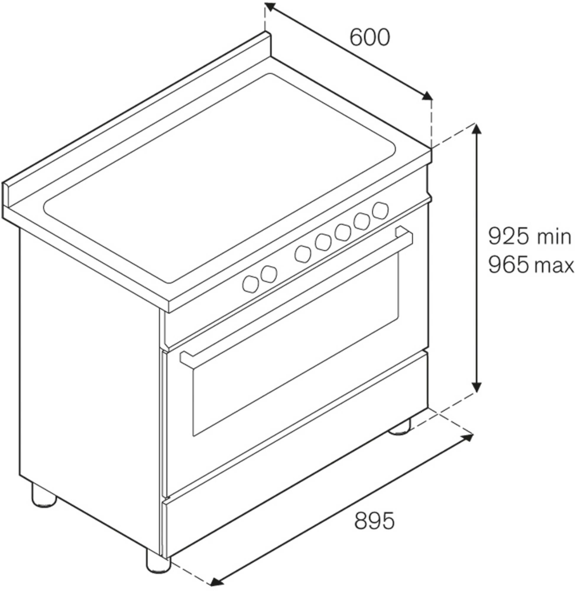 MAS95I1ENET van Bertazzoni afbeelding 6