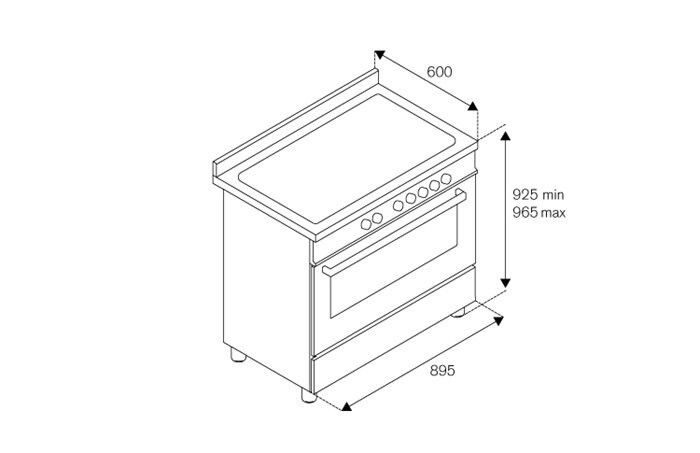 MAS95IMFEKLX Bertazzoni afbeelding 2