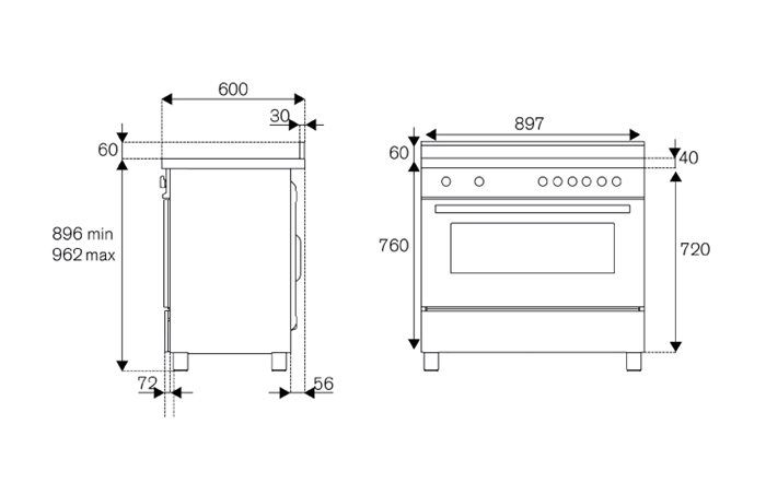MPL95I1ENNV2 Bertazzoni afbeelding 2
