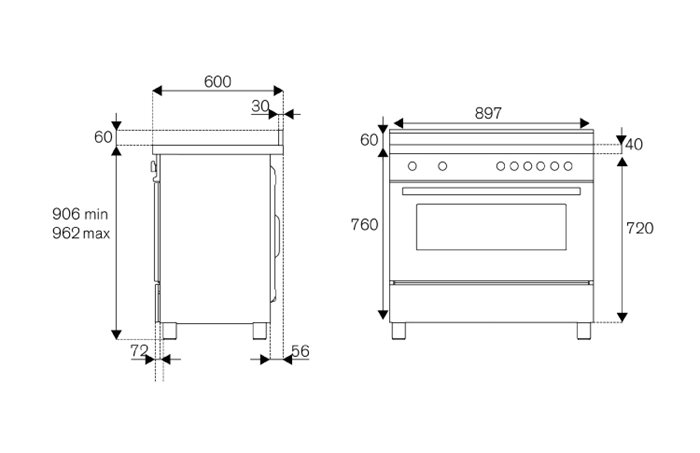 MPL95I1ETNT2 Bertazzoni afbeelding 2
