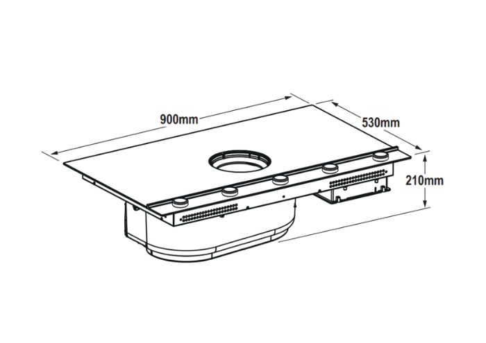 Bertazzoni kookplaat P904IHK2M30NT afbeelding 3