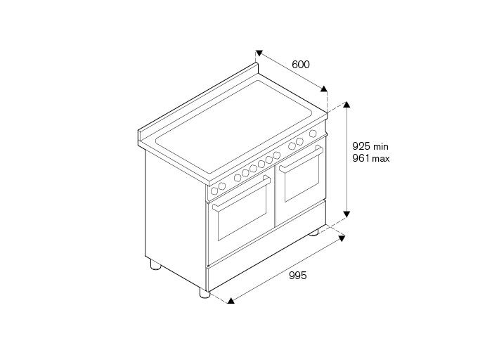 Bertazzoni PRO105I2EART  fornuis afbeelding 5