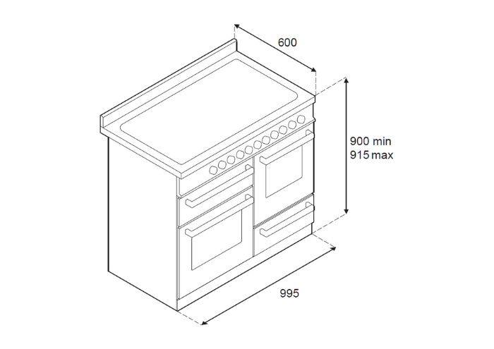 PRO105I3EROT2 Bertazzoni afbeelding 2