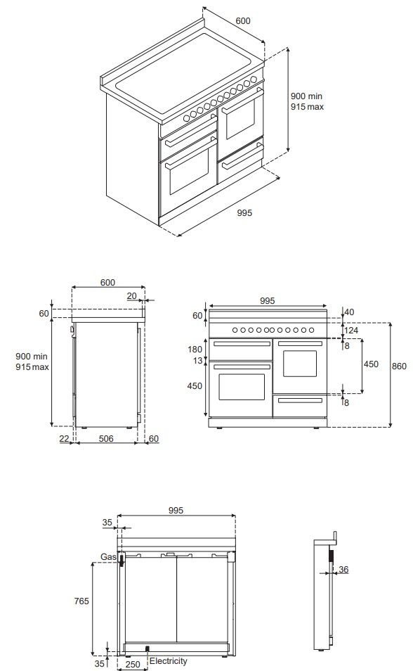 PRO106L3EXT2 Bertazzoni afbeelding 2