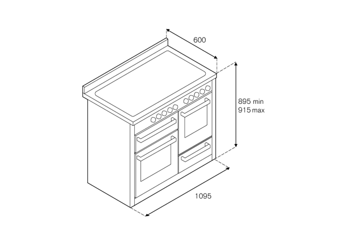 Bertazzoni PRO115I3ENET  fornuis afbeelding 5